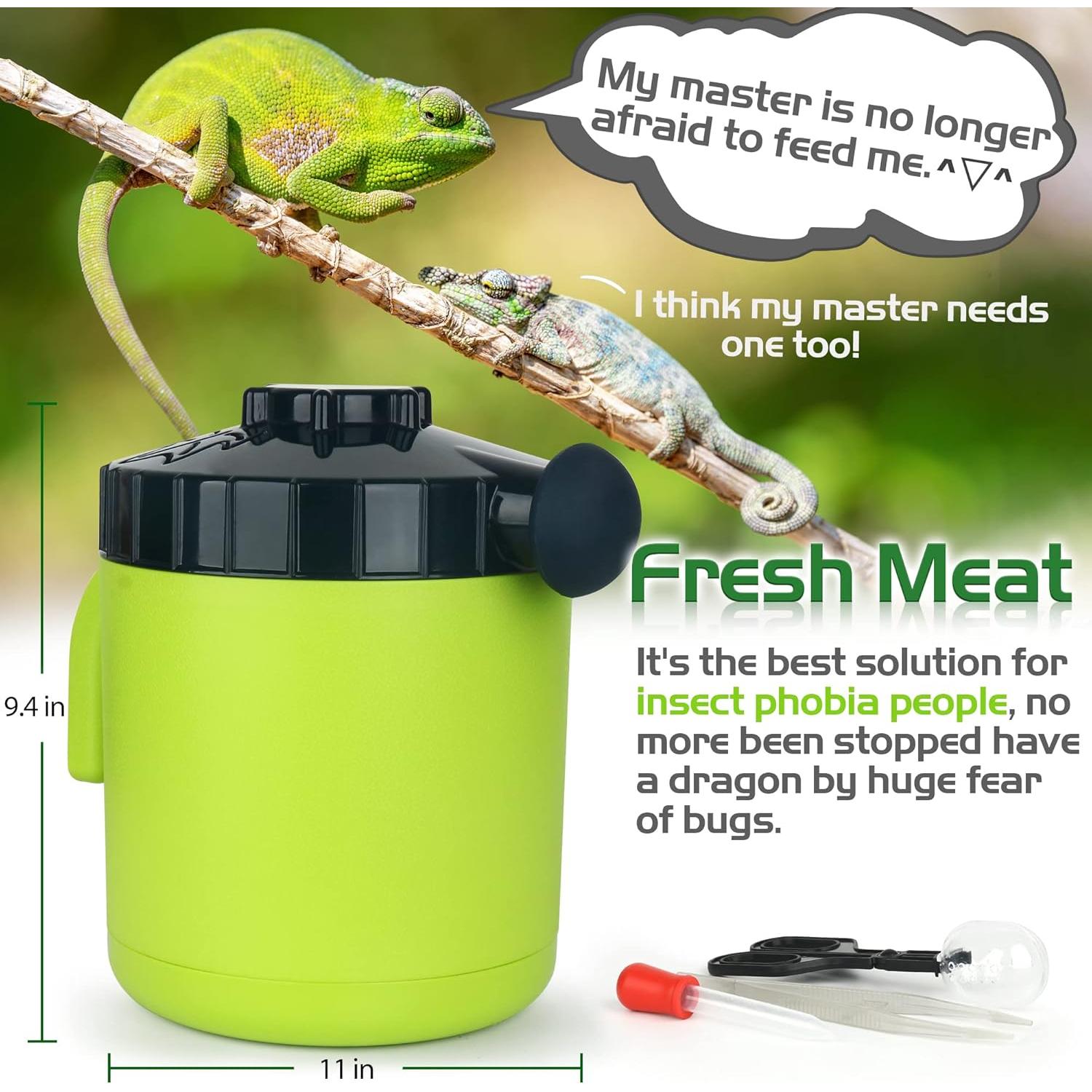 Tanque Organizador de Insectos Vivos Neptonion Roach-Coach 26x22cm