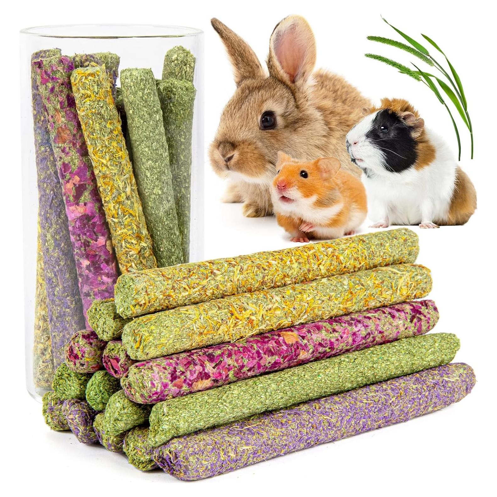 Golosinas de Heno Timothy Sofier 20pcs Masticables Naturales