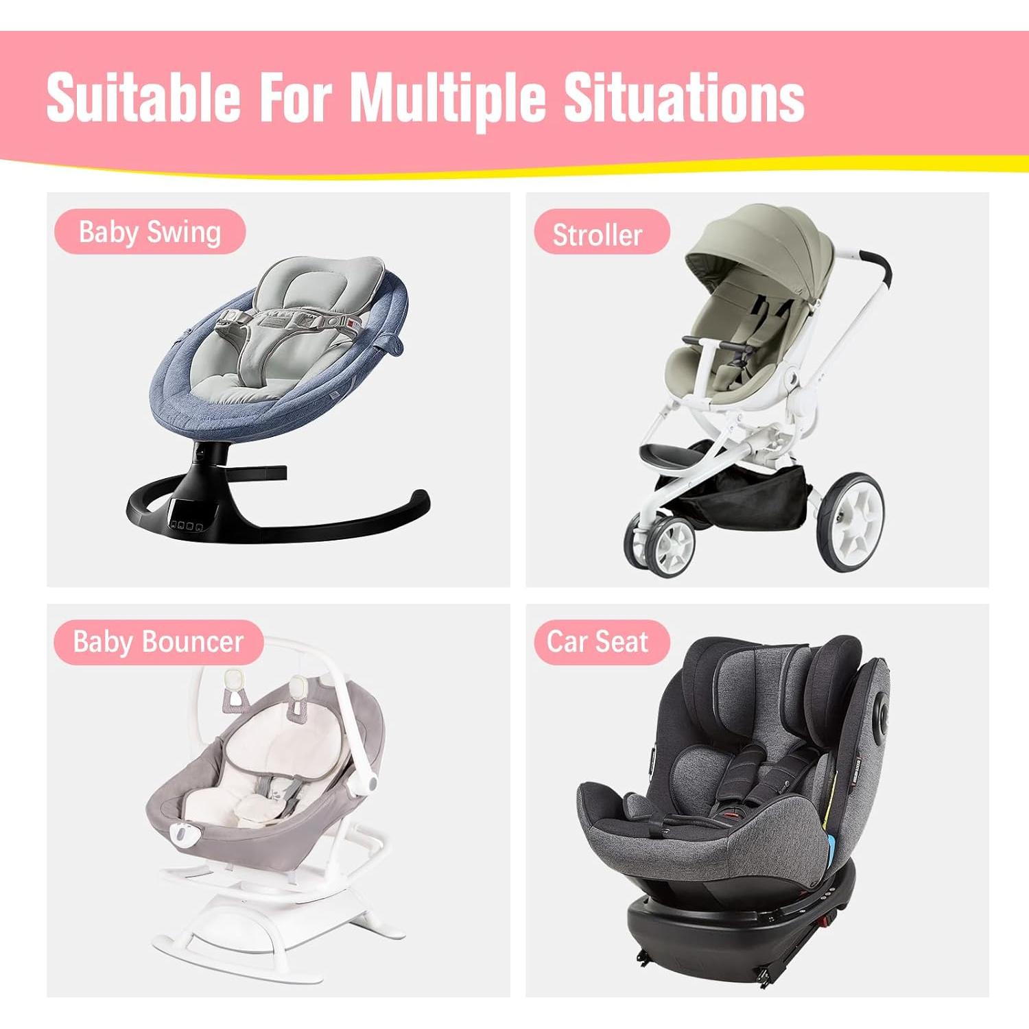 Almohada de Viaje para Bebés KAKIBLIN Oso Soporte Cuello