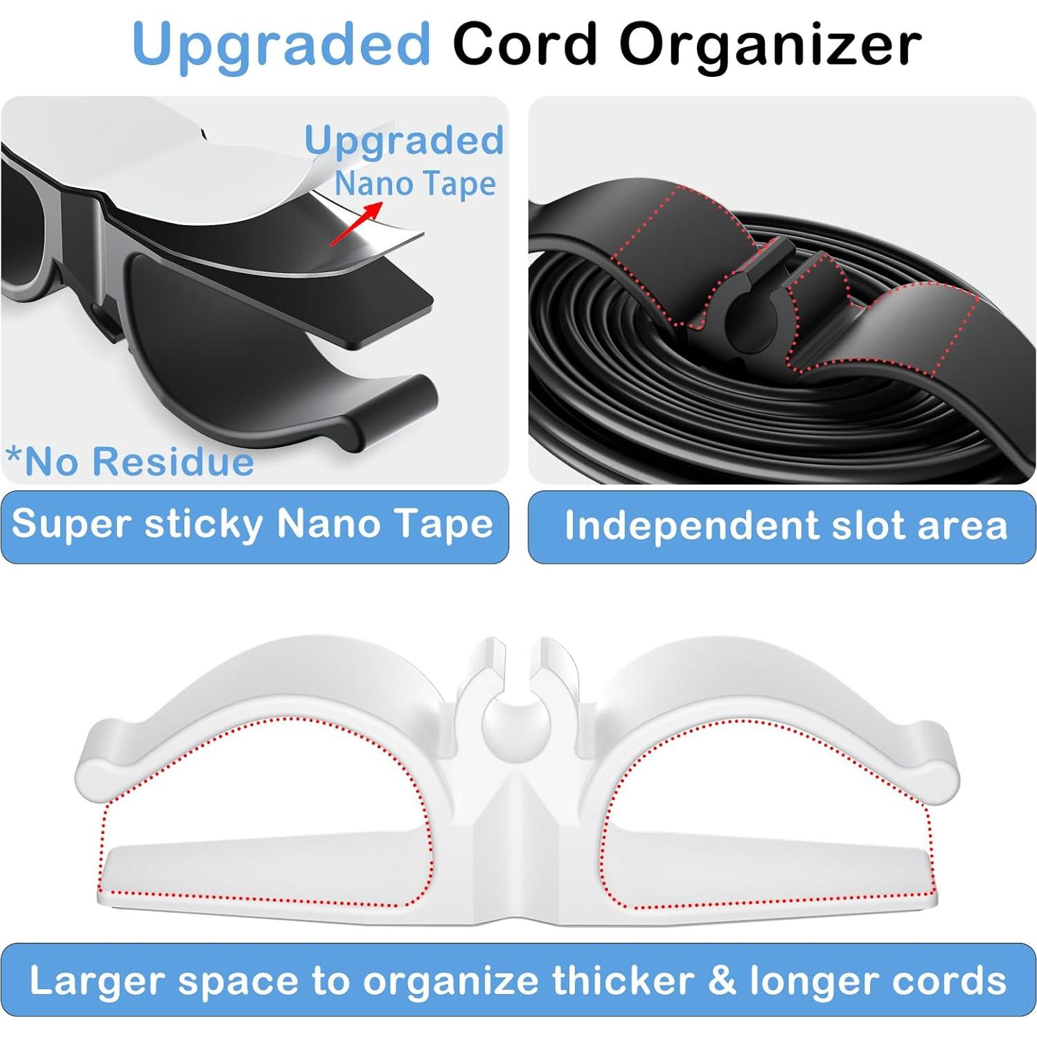 Organizador de Cables LANCORD 8 Piezas para Electrodomésticos