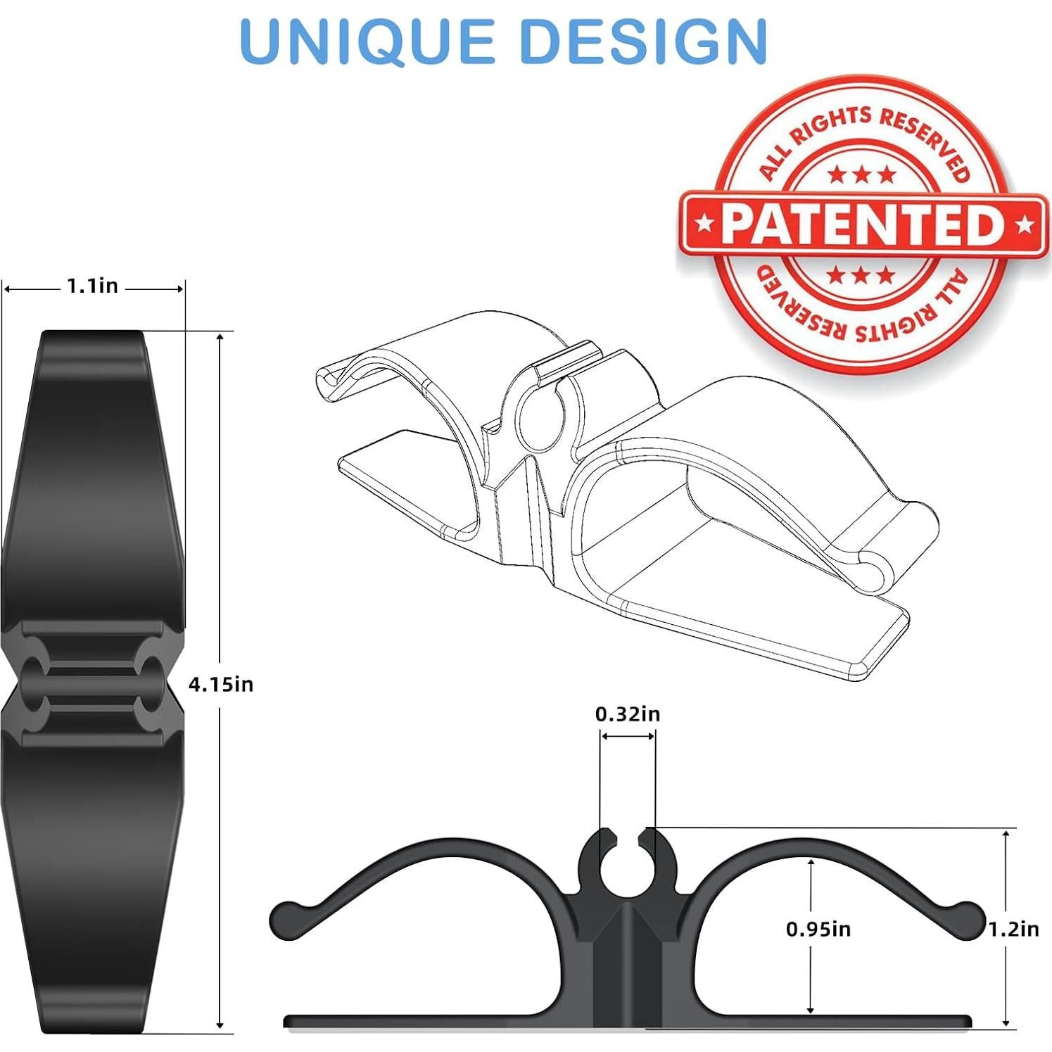 Organizador de Cables LANCORD 8 Piezas para Electrodomésticos