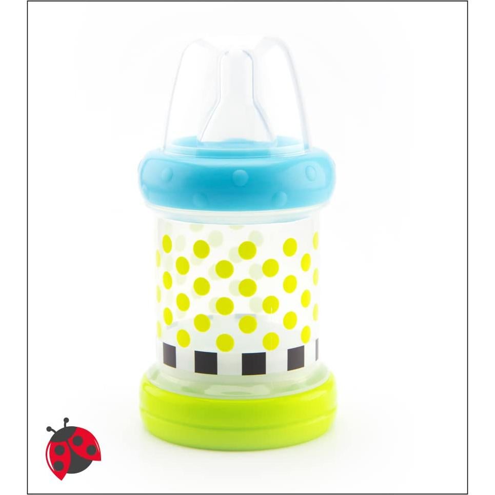 Alimentador Sassy para Bebés - Set de 2 Botellas 4oz Silicona BPA Free