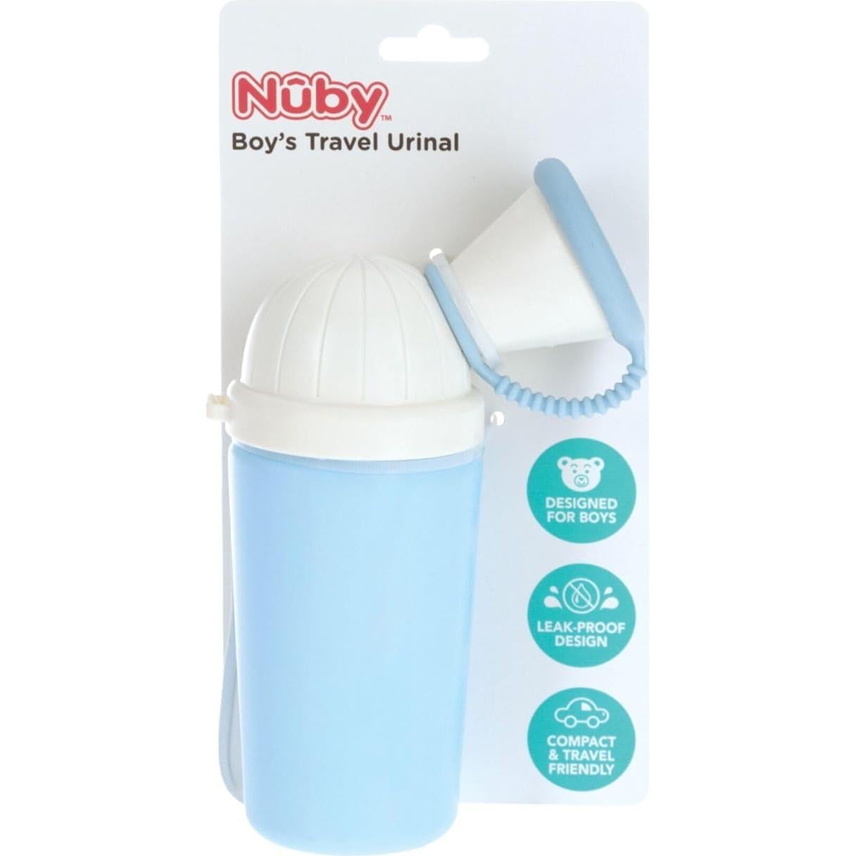 Orinal de Viaje Nuby para Niños - Portátil a Prueba de Fugas