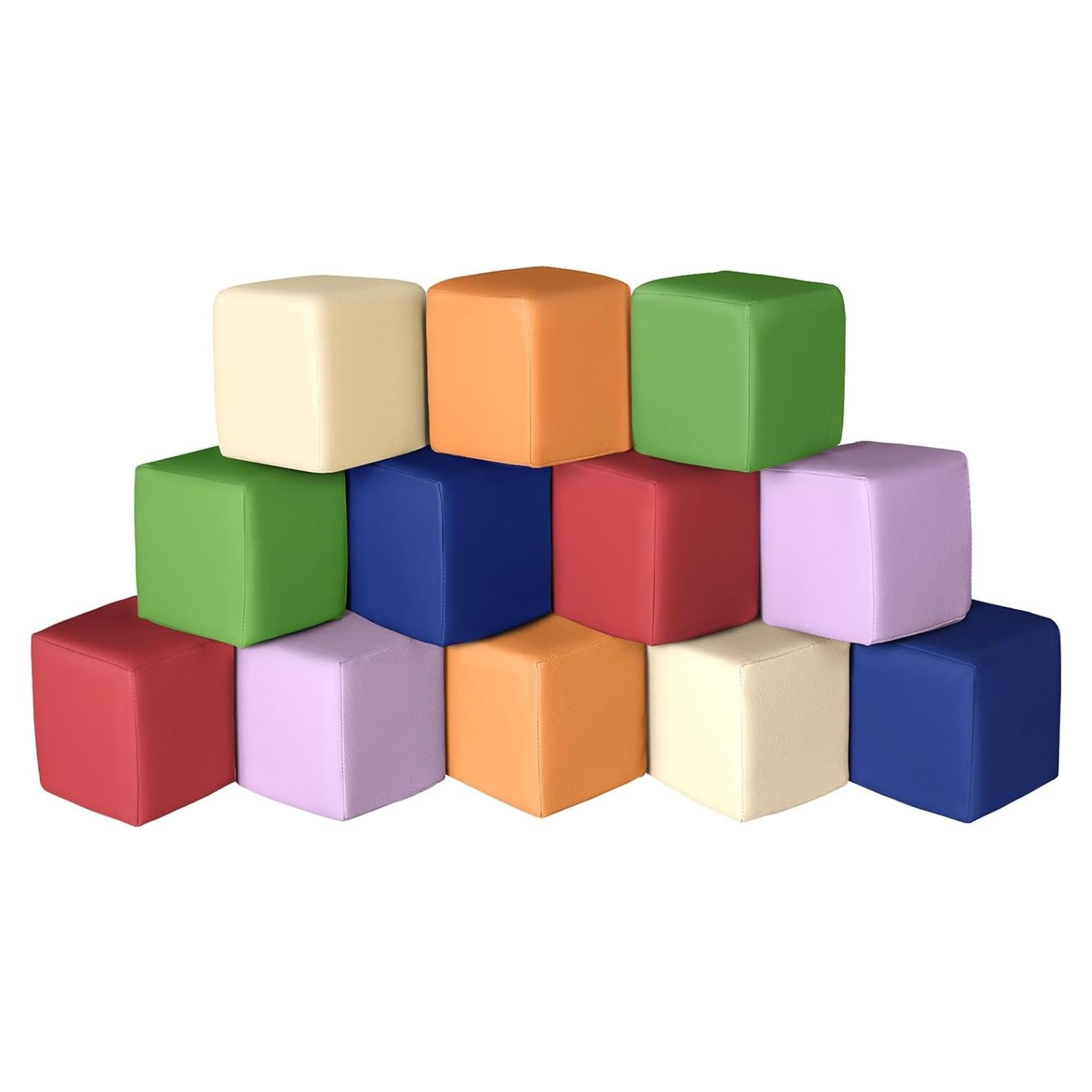 Bloques de Construcción de Espuma Hoohtoot 12 Piezas Coloridos