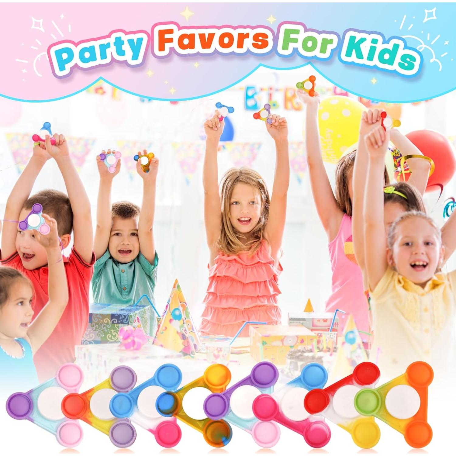 12 Spinners Antiestrés Coloridos YAKHAN - Juguetes Sensoriales