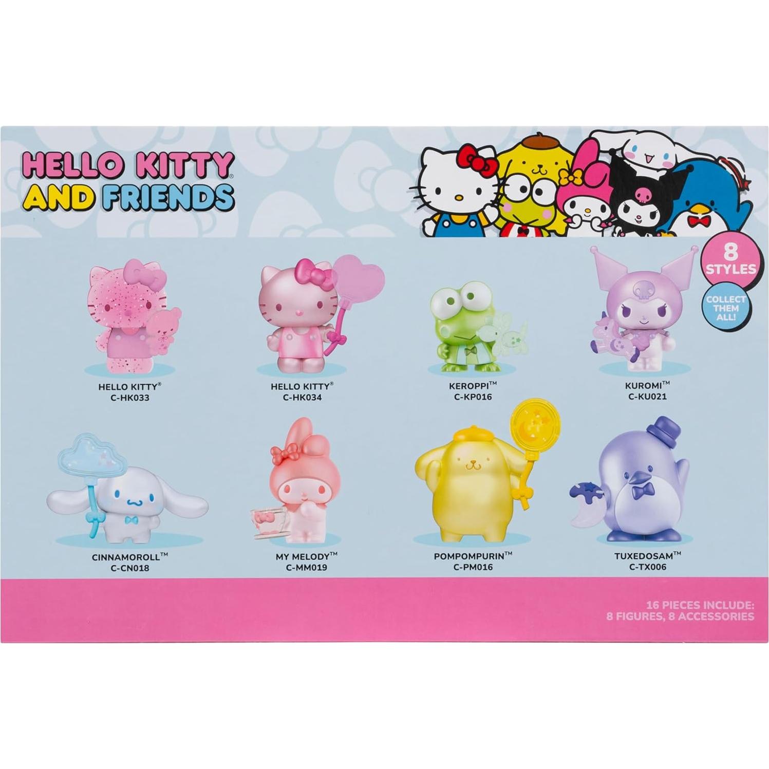 Paquete de Figuras Hello Kitty y Amigos 8-Pack Jazwares - 5.08 cm