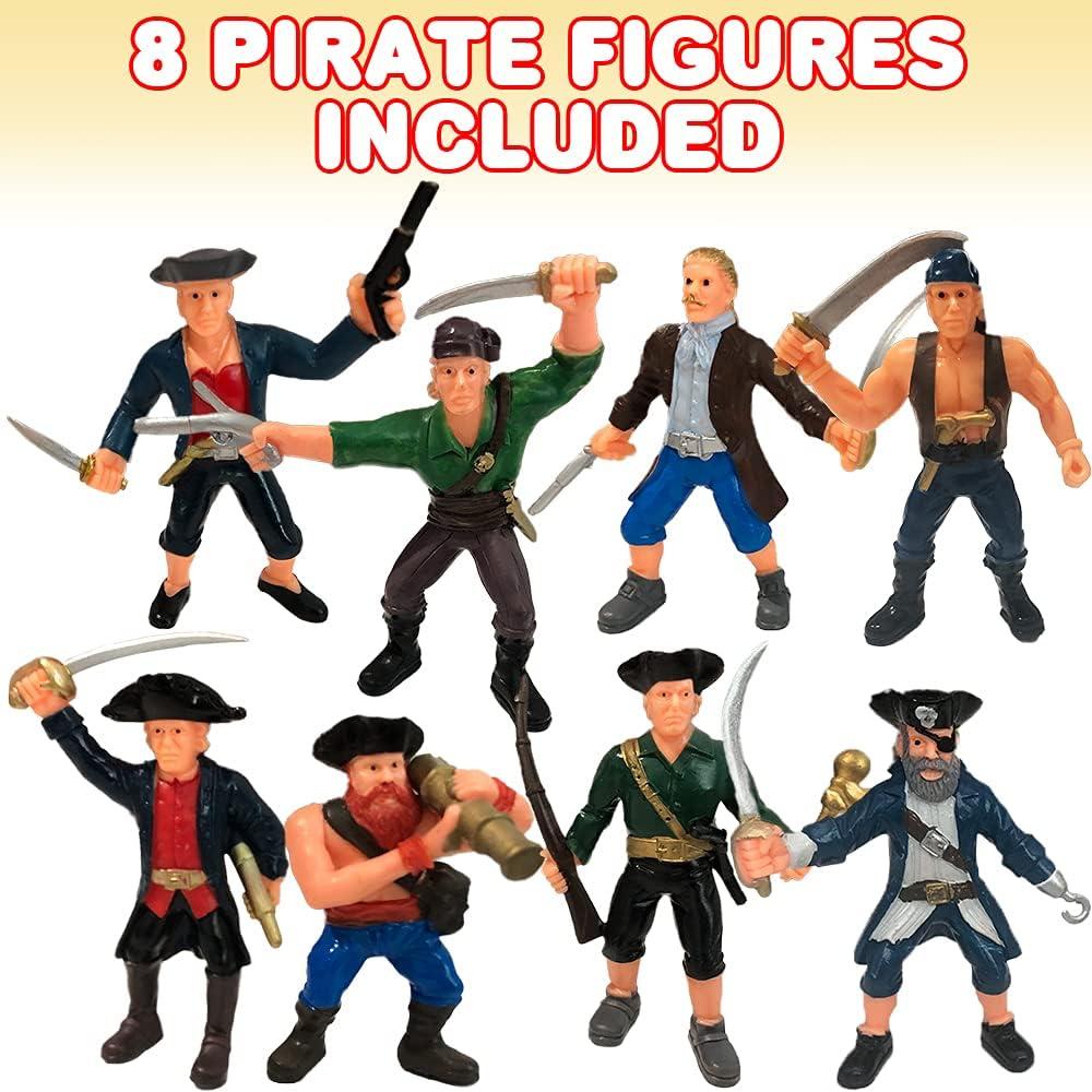 Juego de Figuras de Acción Pirata ArtCreativity - Set de 8