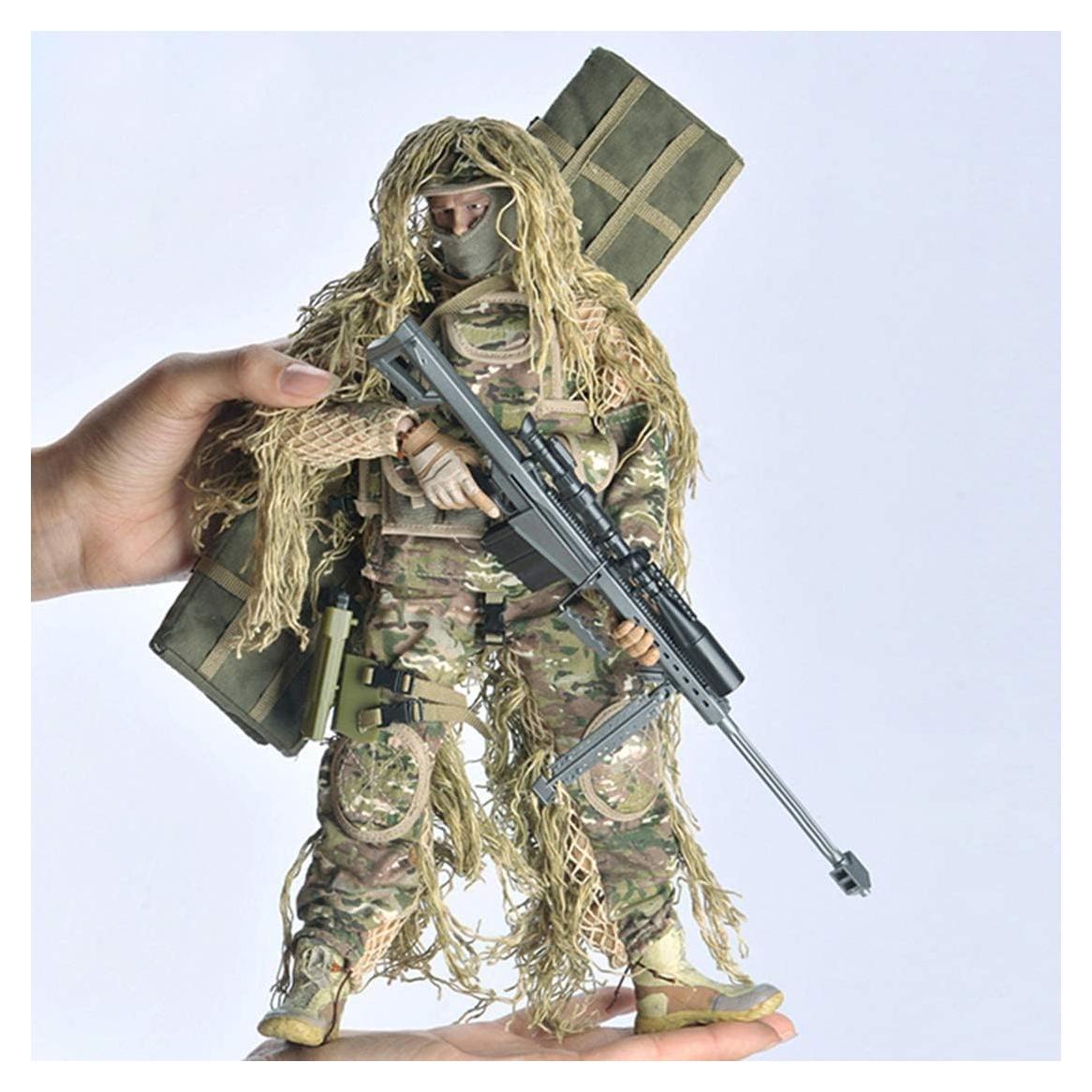 Figura de Acción Soldado Militar Francotirador 30 CM MoJyetli