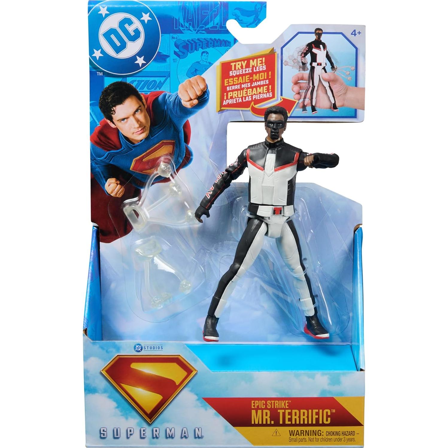Figura de Acción Superman Mr. Terrific 15 cm Spin Master