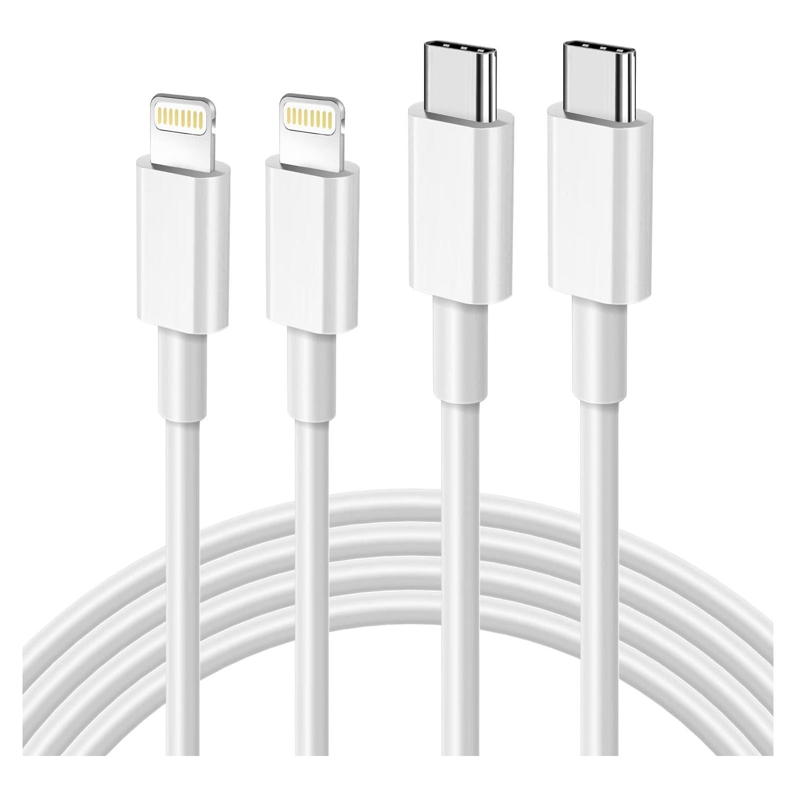 Cable USB C a Lightning 3FT 2Pack APFEN Carga Rápida MFi
