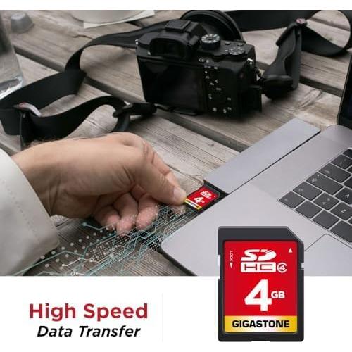 GIGASTONE Tarjeta SDHC 4GB Clase 4 - Paquete de 20 con Estuches