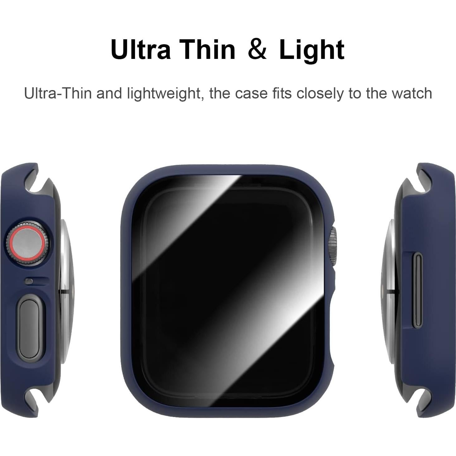 Paquete de 6 protectores de pantalla JERXUN para Apple Watch 38mm