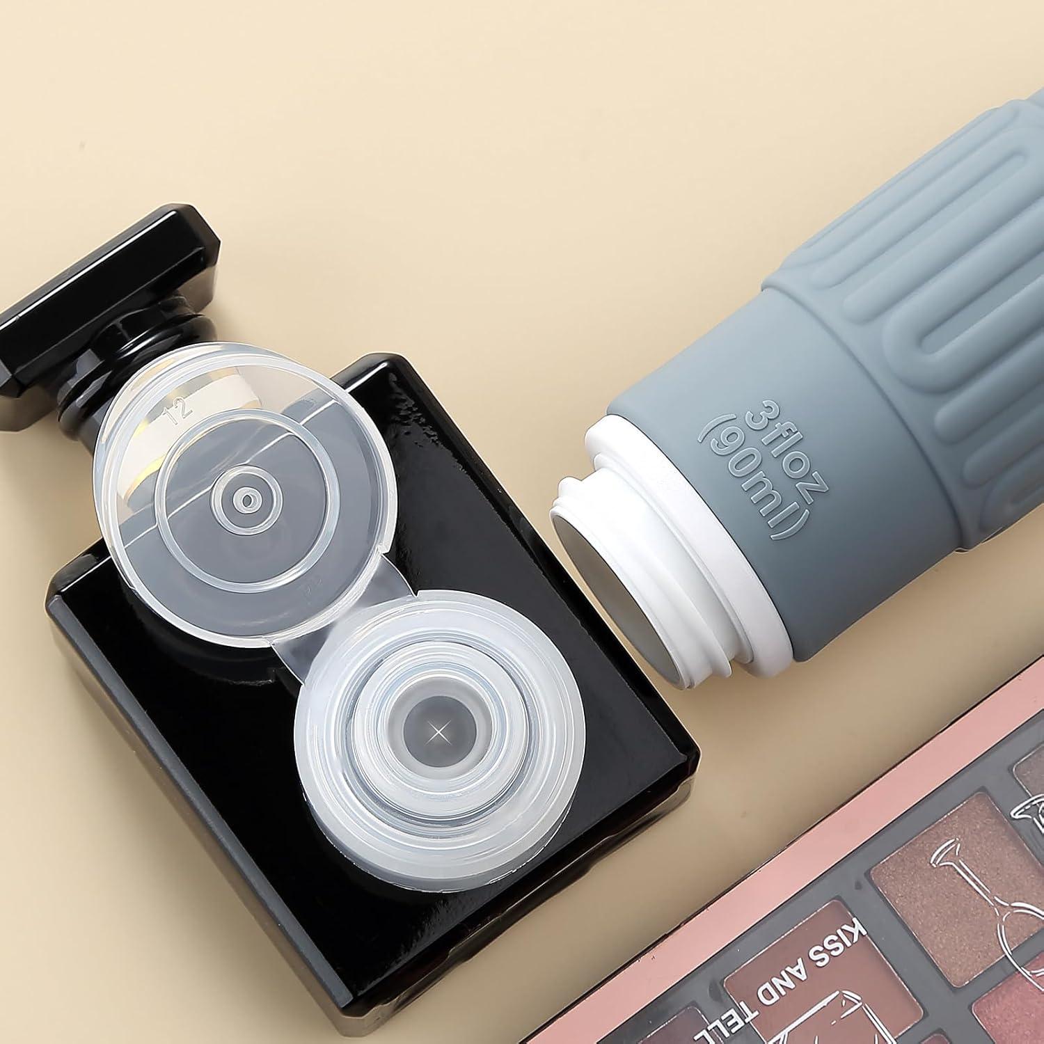 Botellas de Viaje Silicona Mrsdry 3oz Aprobadas por TSA - 4 Piezas