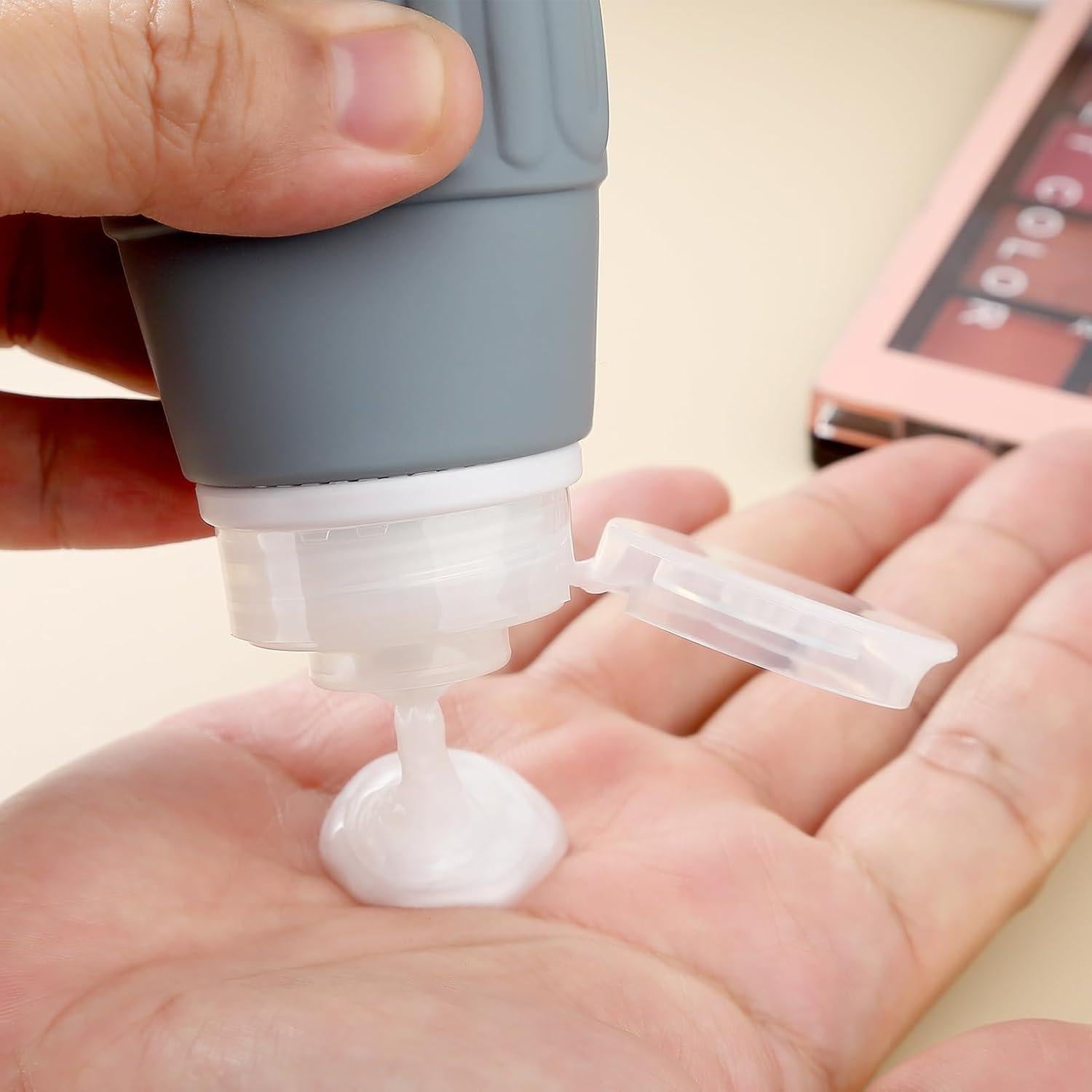 Botellas de Viaje Silicona Mrsdry 3oz Aprobadas por TSA - 4 Piezas