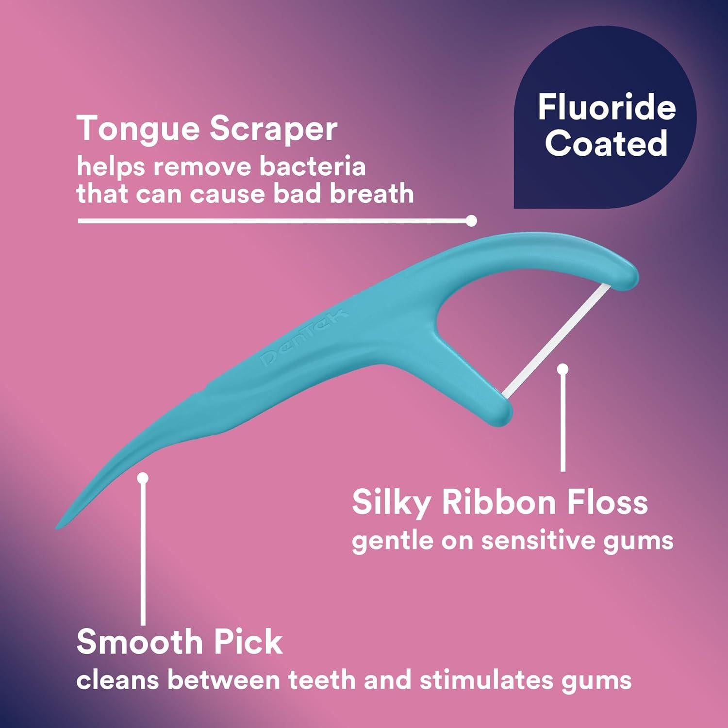 Encendedores de Hilo DenTek Comfort Clean 150 Unidades Paquete de 6