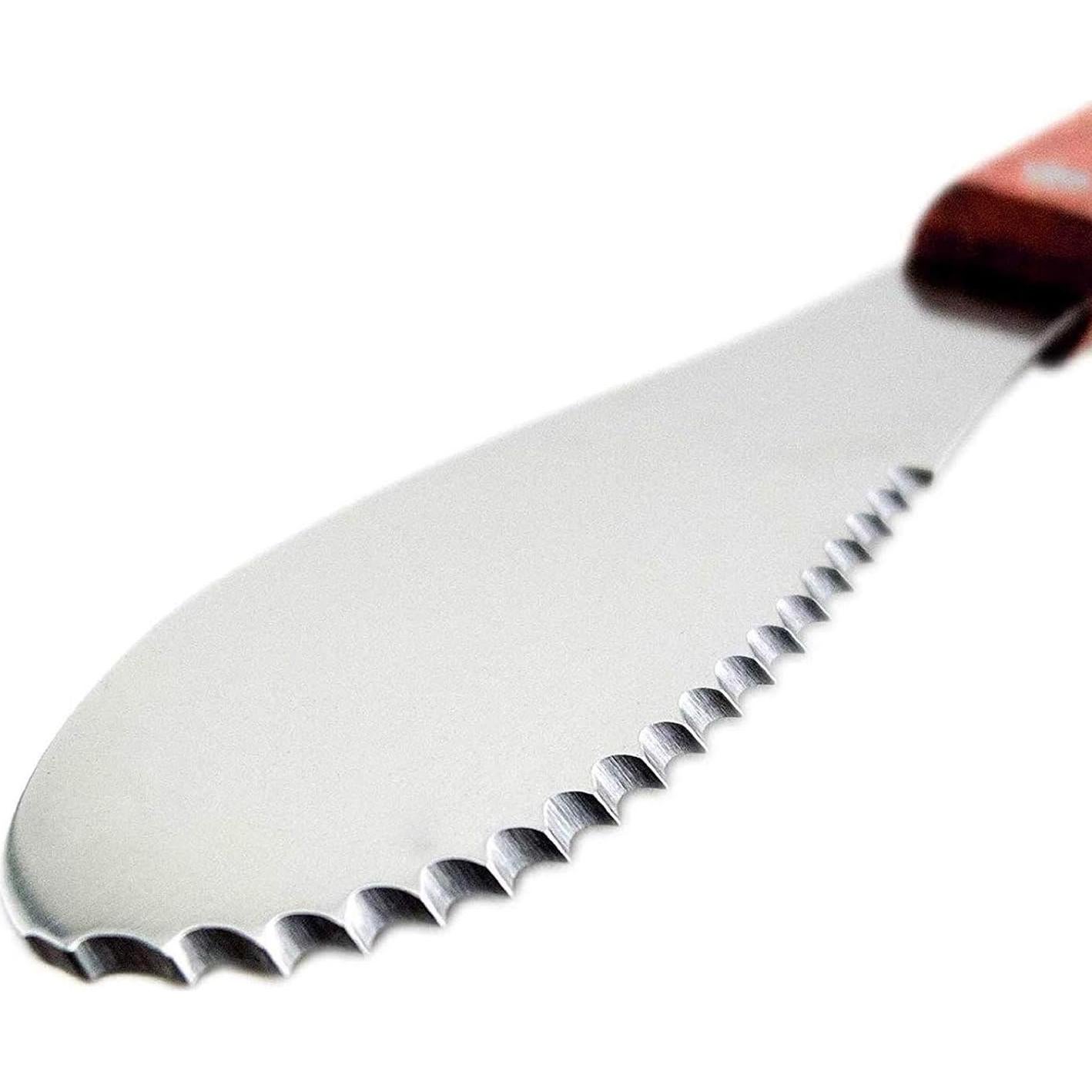 Espátula de Acero Inoxidable Wall2Wall 20.32 cm Mango Madera