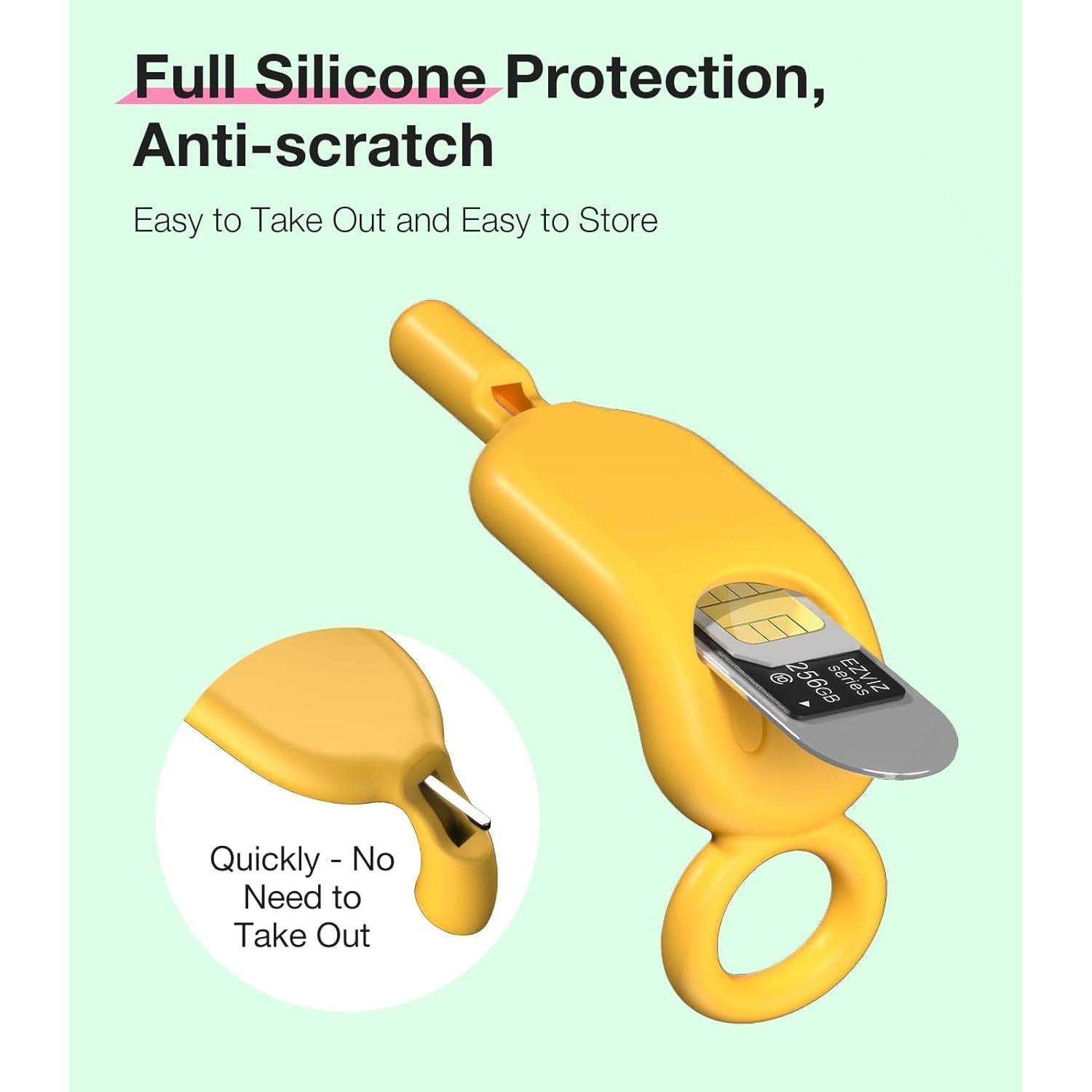 Soporte de tarjeta SIM con herramienta de extracción - 3 Pcs