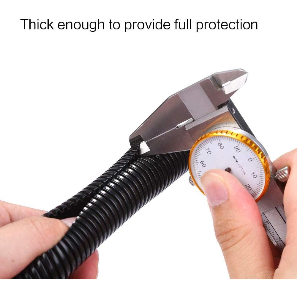 Tubo de Loom de Alambre Alex Tech 1/2" Negro 3.05m