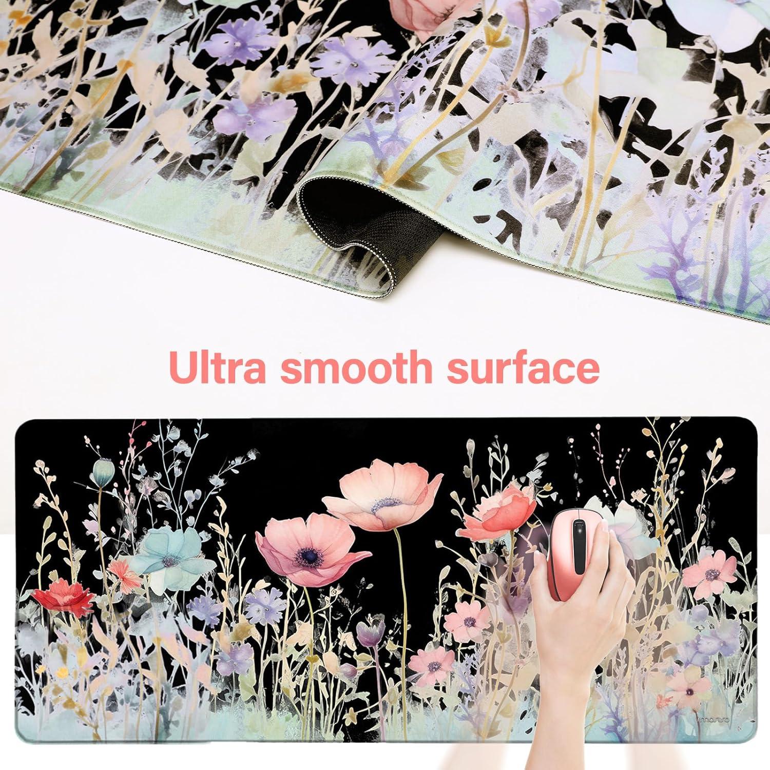 Conjunto de alfombrilla de escritorio MOSISO negro ergonómico