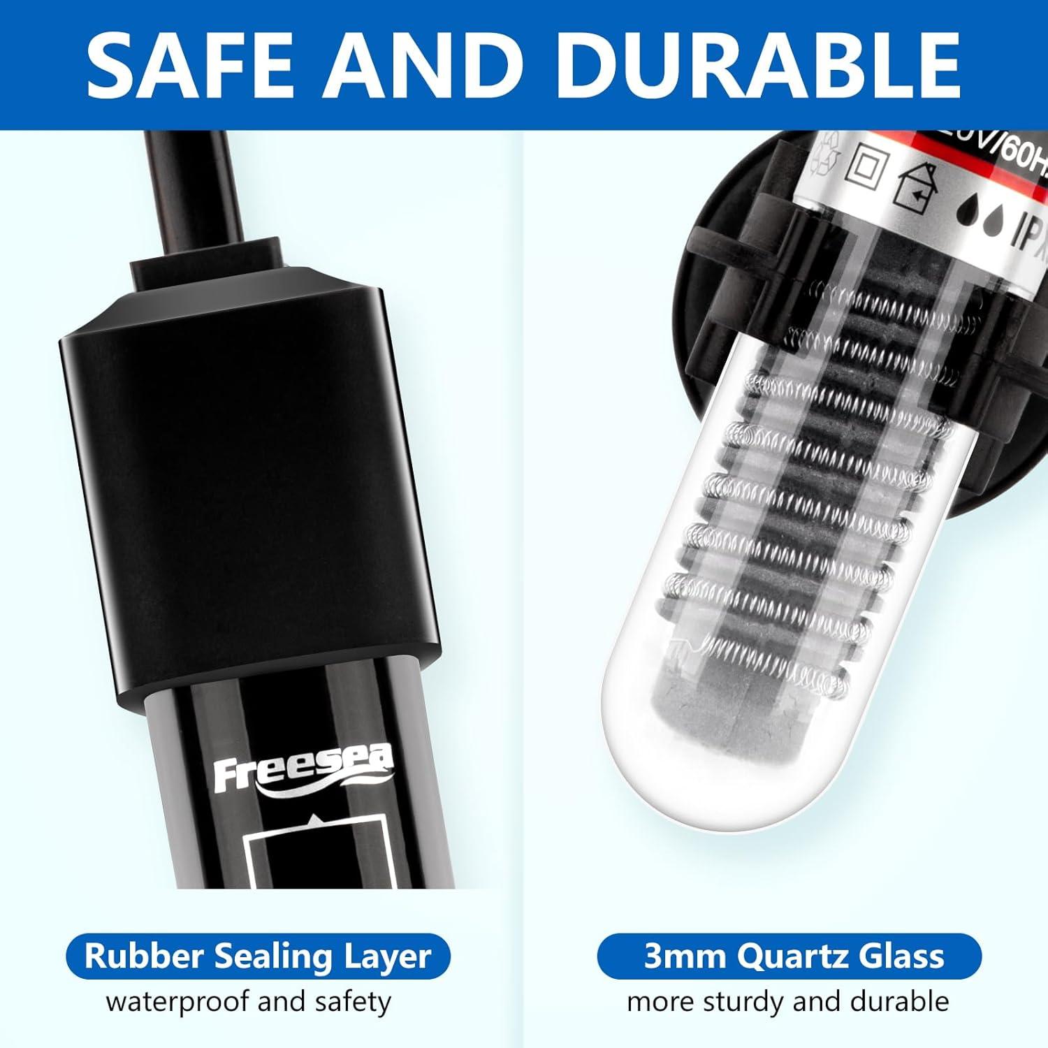 Calentador de Acuario FREESEA 25W Sumergible para Betta