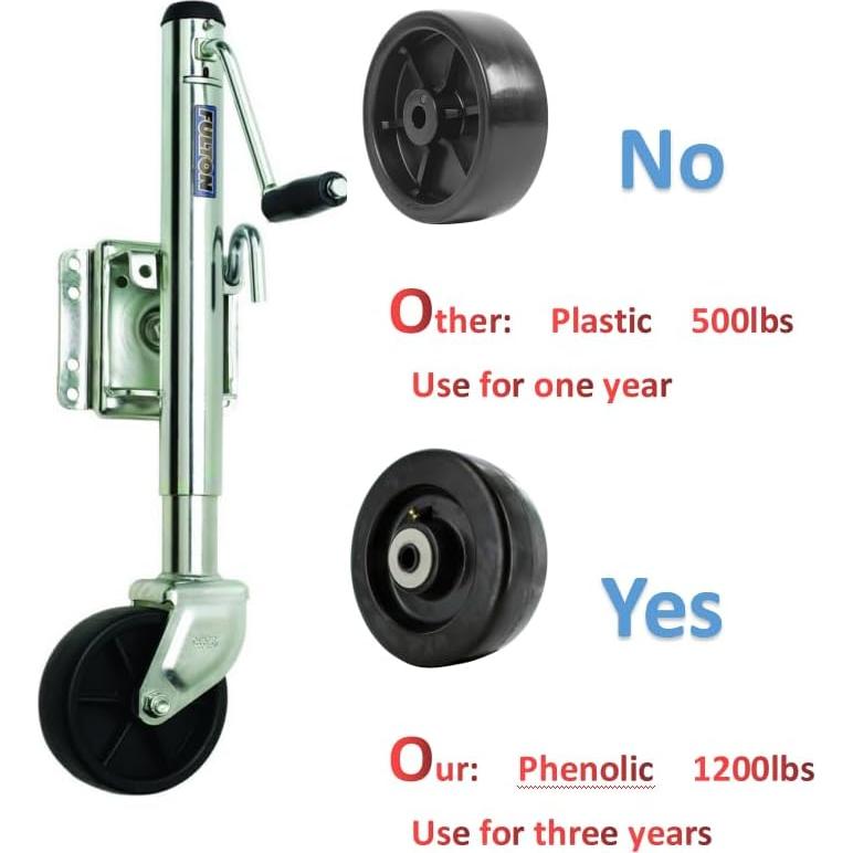 Rueda Fenólica 6" Genérico 1200 kg Rodamiento 1/2"