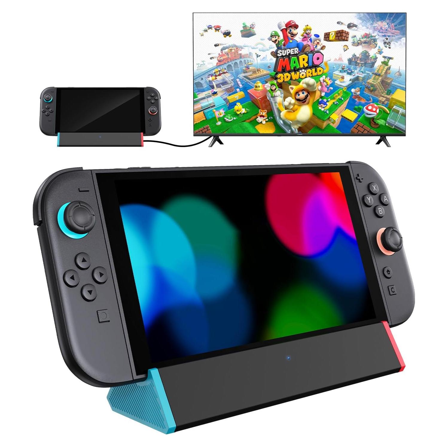 Dock SiWiQU para Nintendo Switch 2 - Acoplamiento Portátil 4K