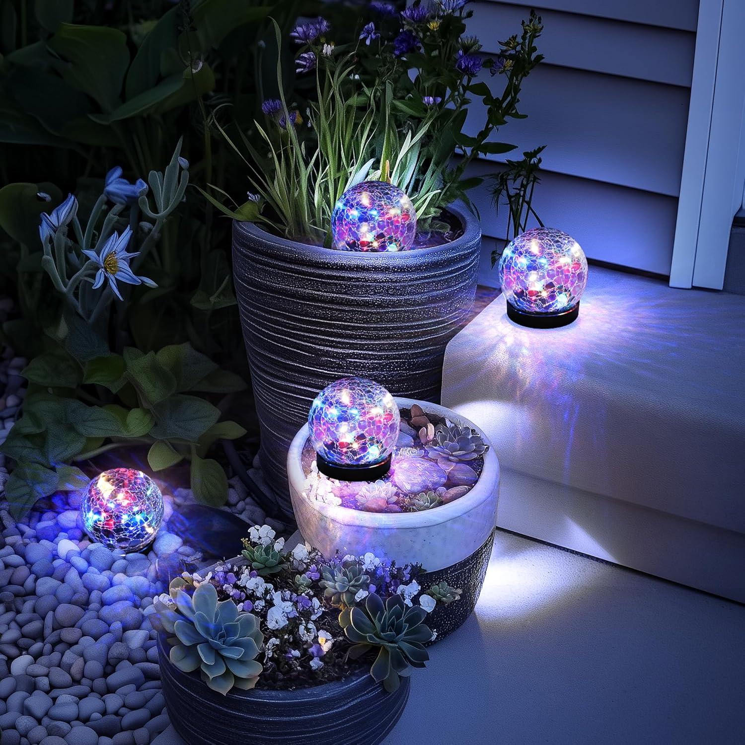 Luces Solares Exteriores PATIOPIA 2 Paquete Multicolor 23cm