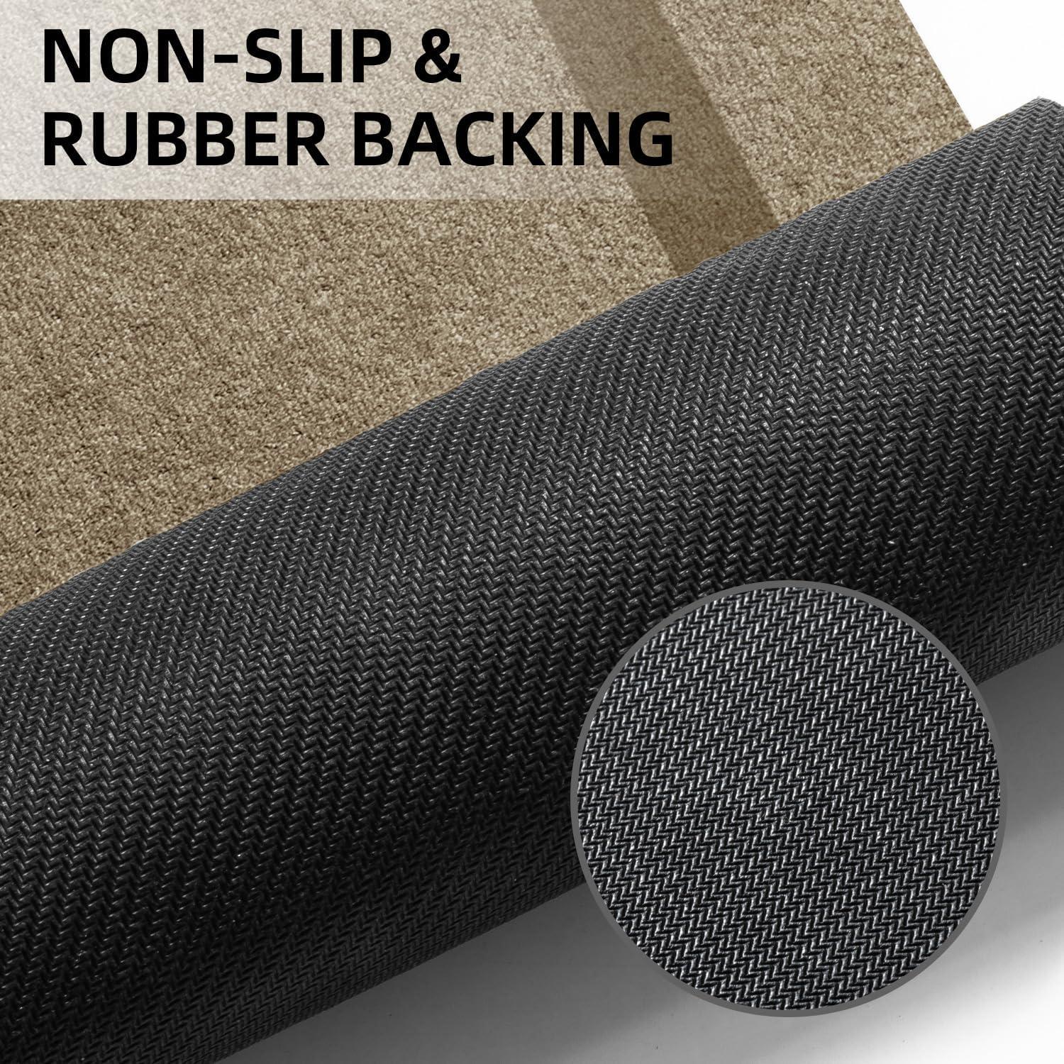 Alfombrilla de Baño Antideslizante Chakme Beige 61x41 cm