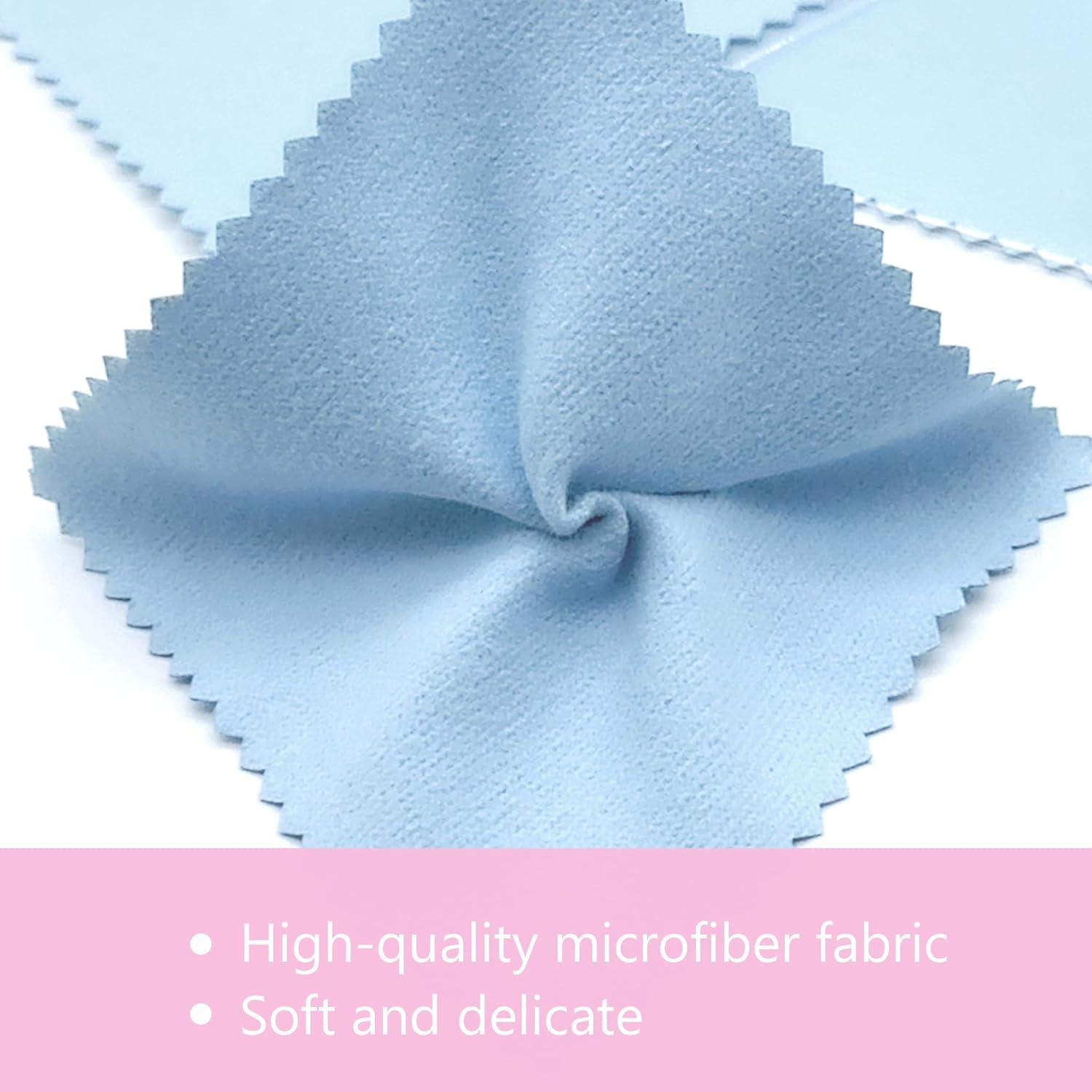 Paños de Limpieza de Joyería XIAOXINGYUN 120 Pcs 8x8 cm