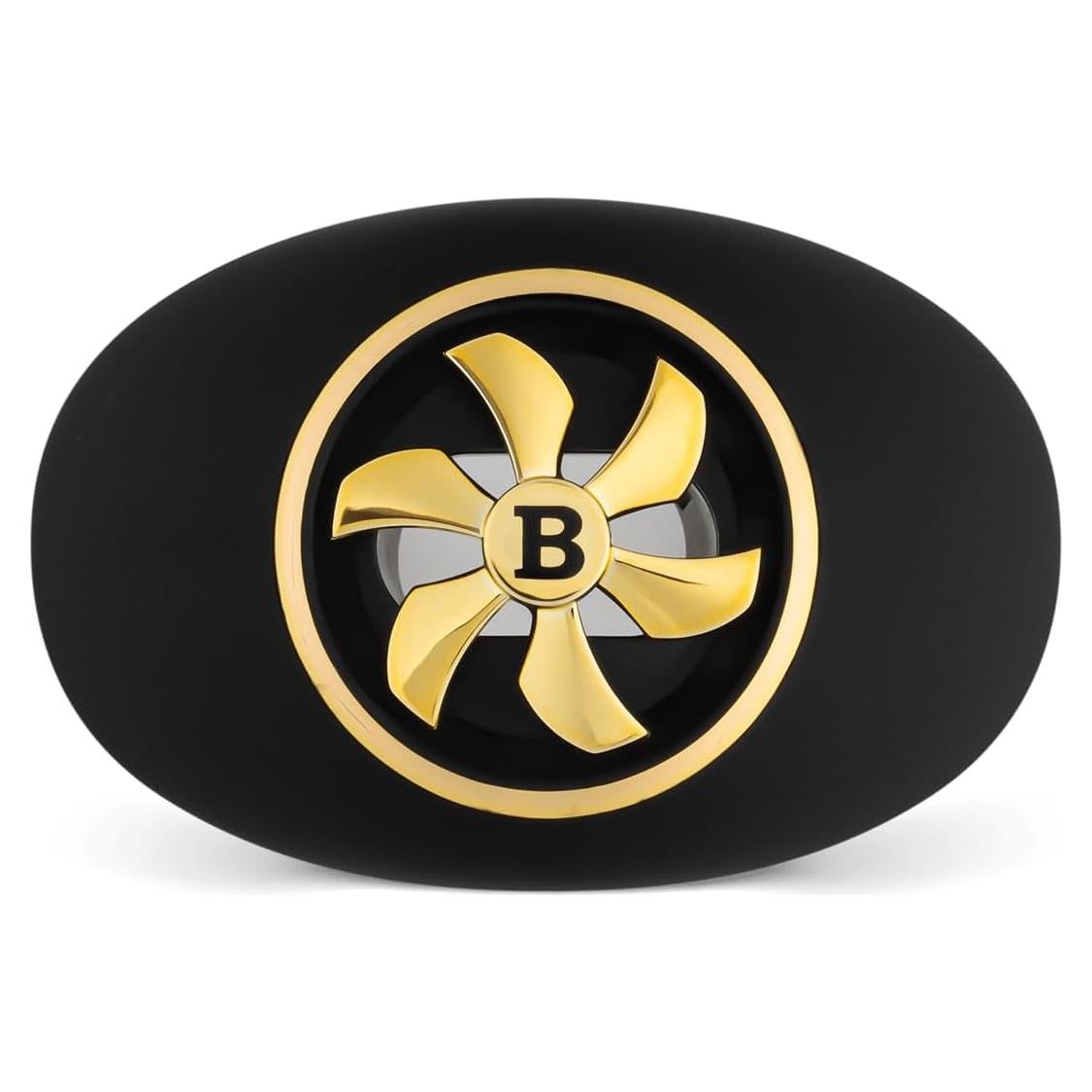 Protector Bucal de Fútbol Battle Sports Oxygen Spinner - Negro/Dorado