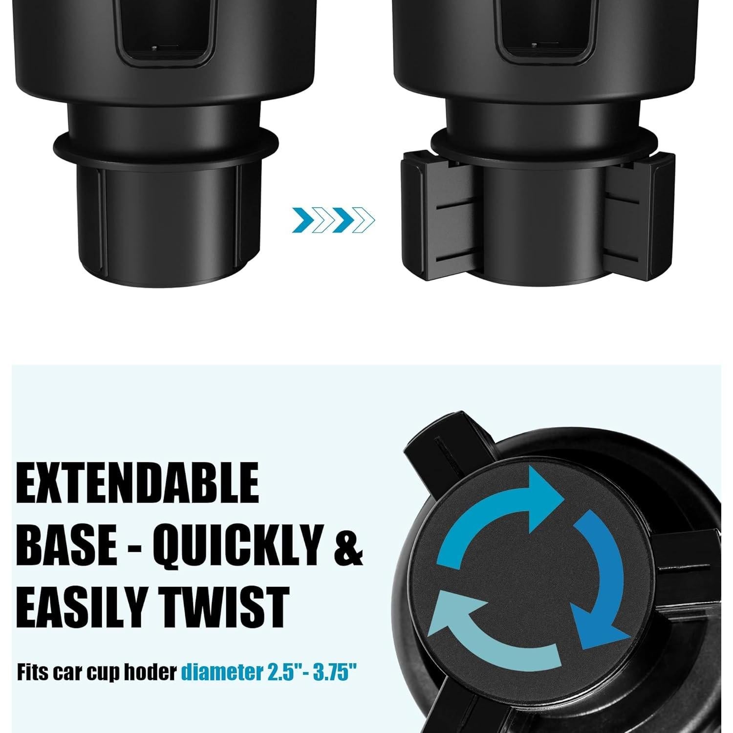 Adaptador Expansor para Taza de Coche Seven Sparta NCPB-0