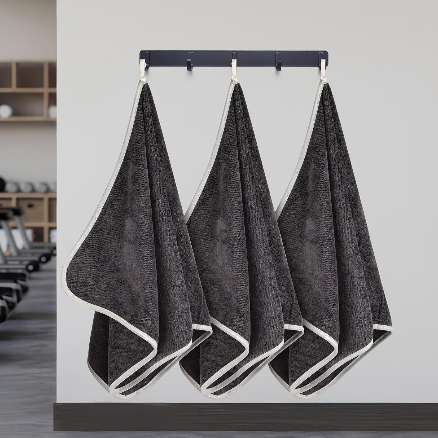 Paquete de 3 Toallas de Gimnasio Hoiny Microfibra 76x36 cm