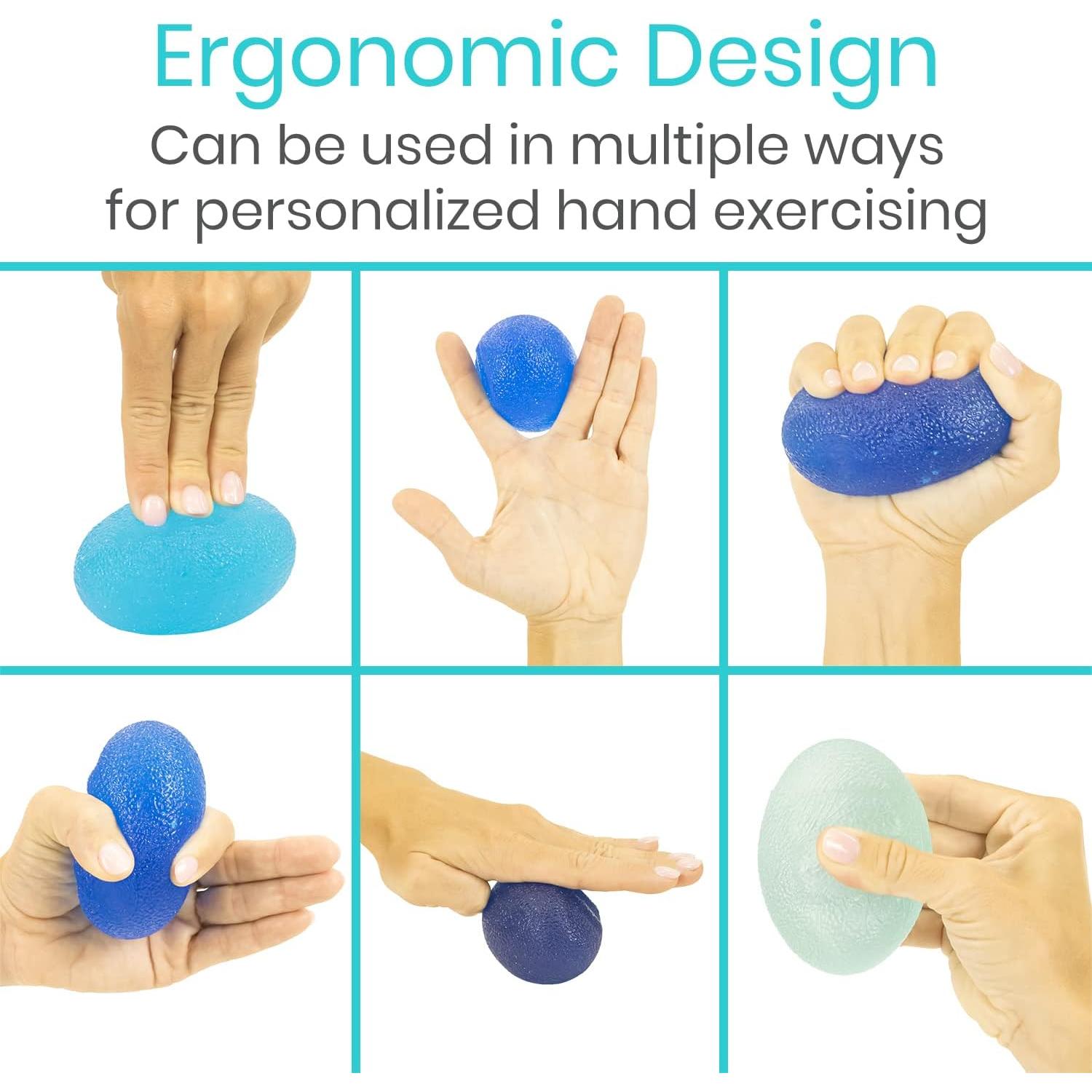 Pelotas de Compresión Vive para Terapia de Mano - Paquete de 4