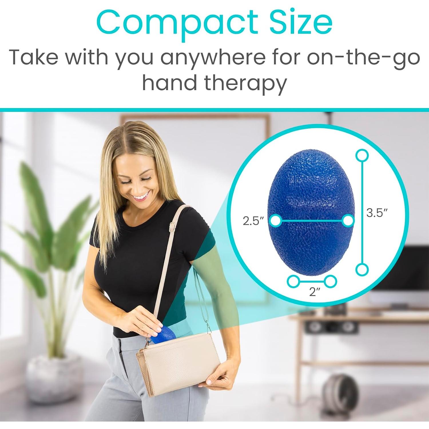 Pelotas de Compresión Vive para Terapia de Mano - Paquete de 4