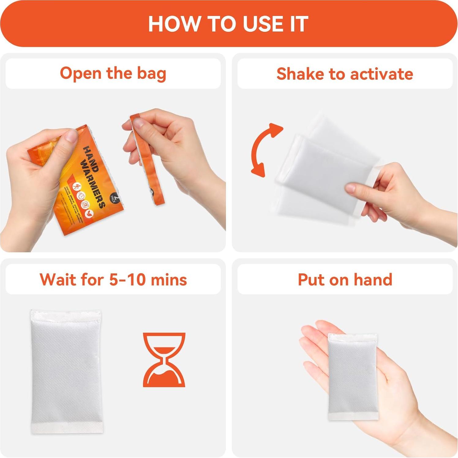 Calentadores de Manos GENTLAN HW-10P Desechables 10 Unidades