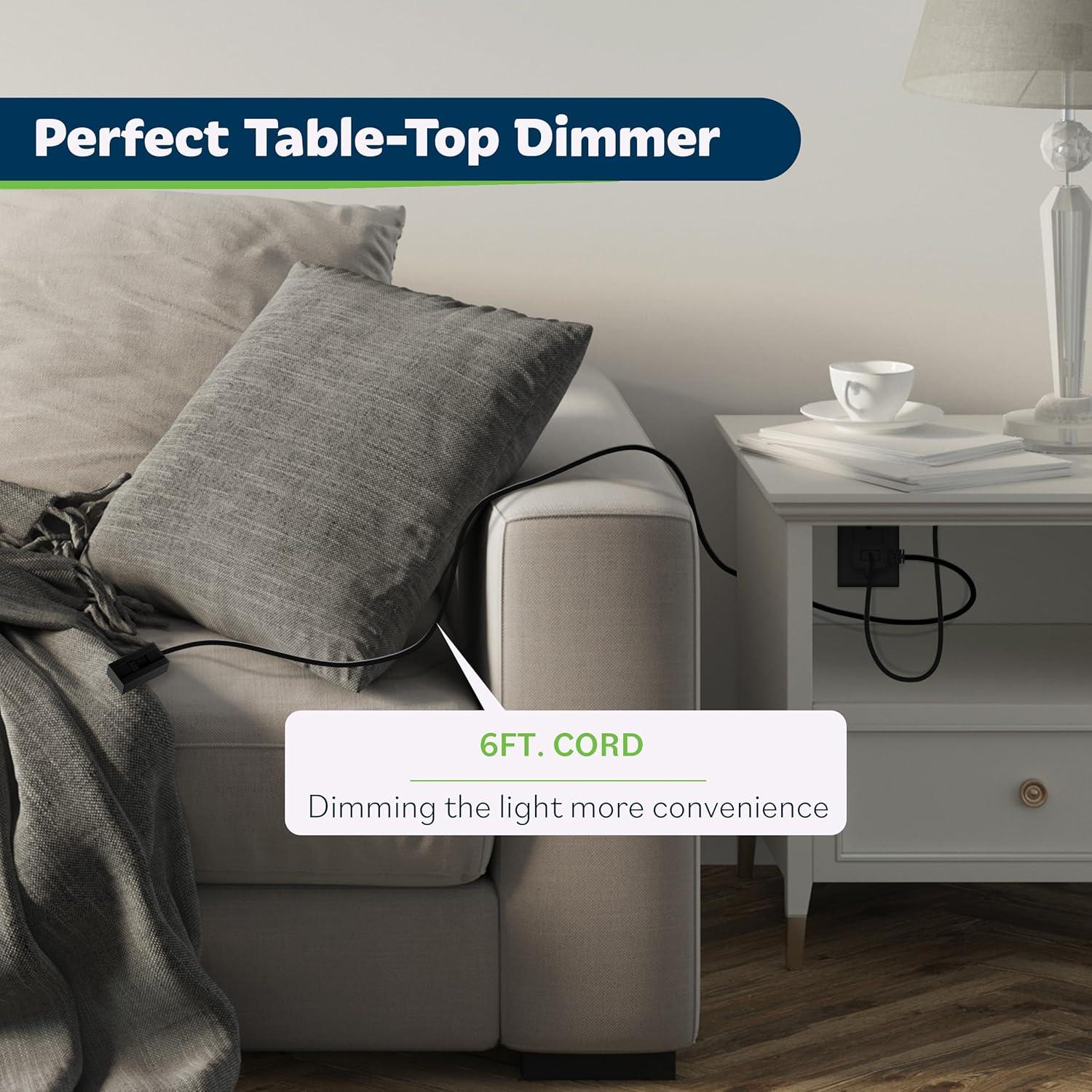 Regulador de Enchufe de Mesa TOPGREENER TGTTDL300-BK 150W LED