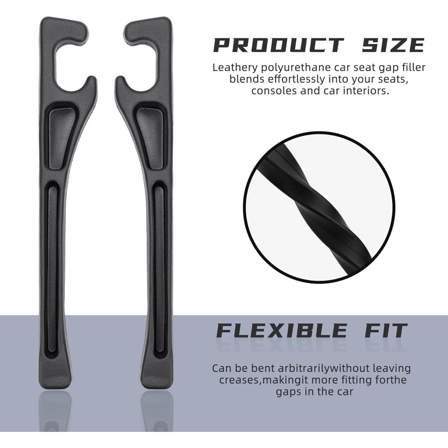 Relleno Espacio entre Asientos Enfeiya Doble Ranura Negro