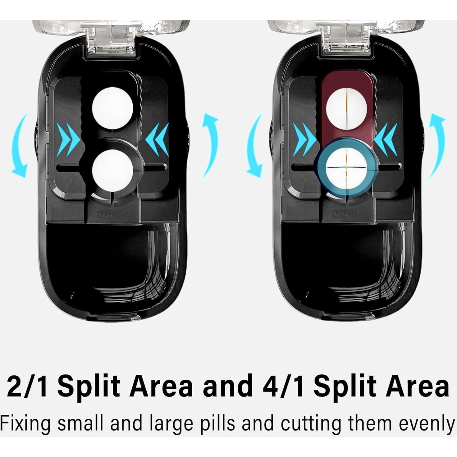 Cortador de Pastillas DUBSTAR 1/4 Ergonómico Negro