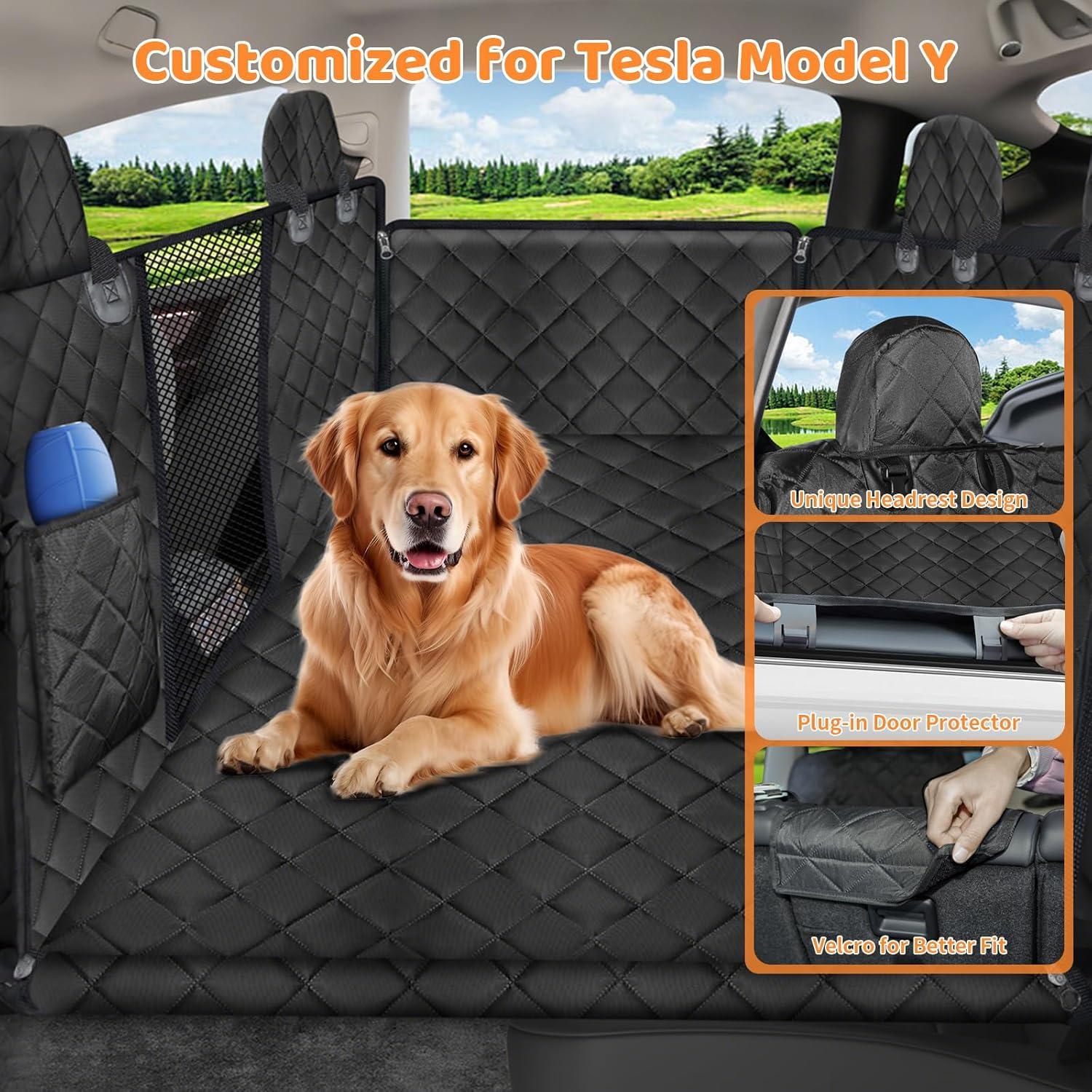 Extensor de Asiento Trasero para Perros URPOWER Tesla Model Y 2025-2020