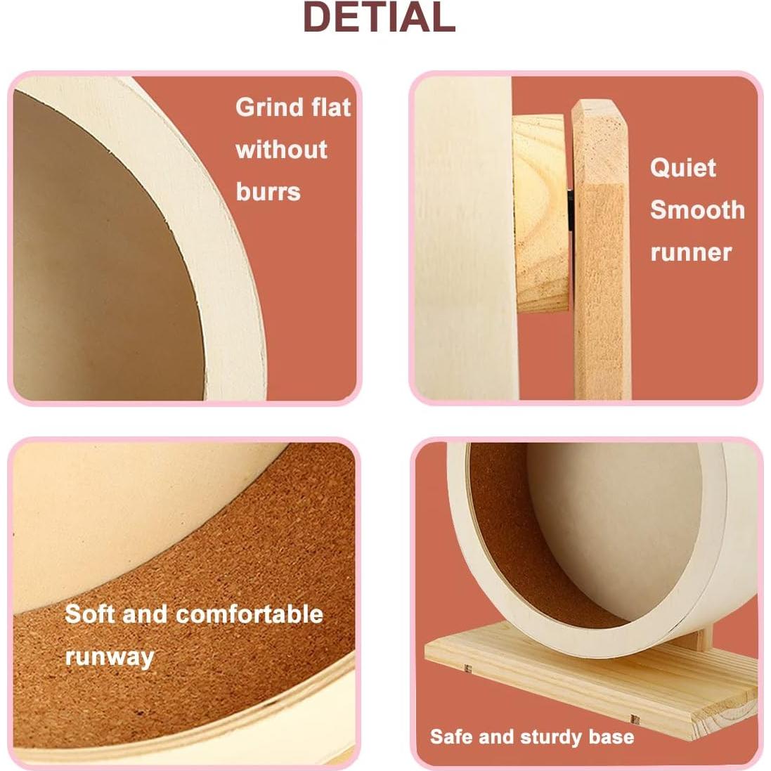 Rueda de Ejercicio Silenciosa Antiai para Hámster S