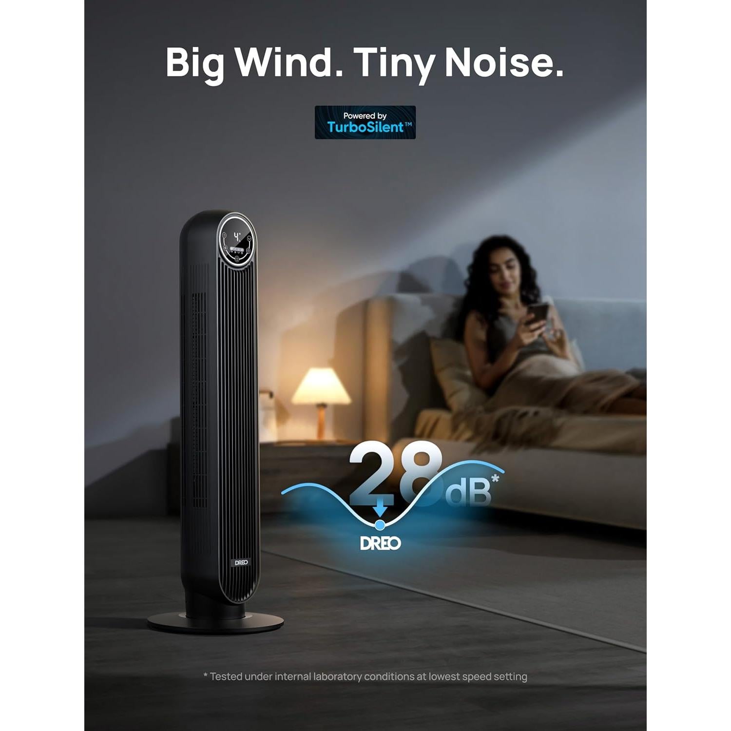 Ventilador de Torre Dreo DR-HTF007S 91 cm Control Remoto