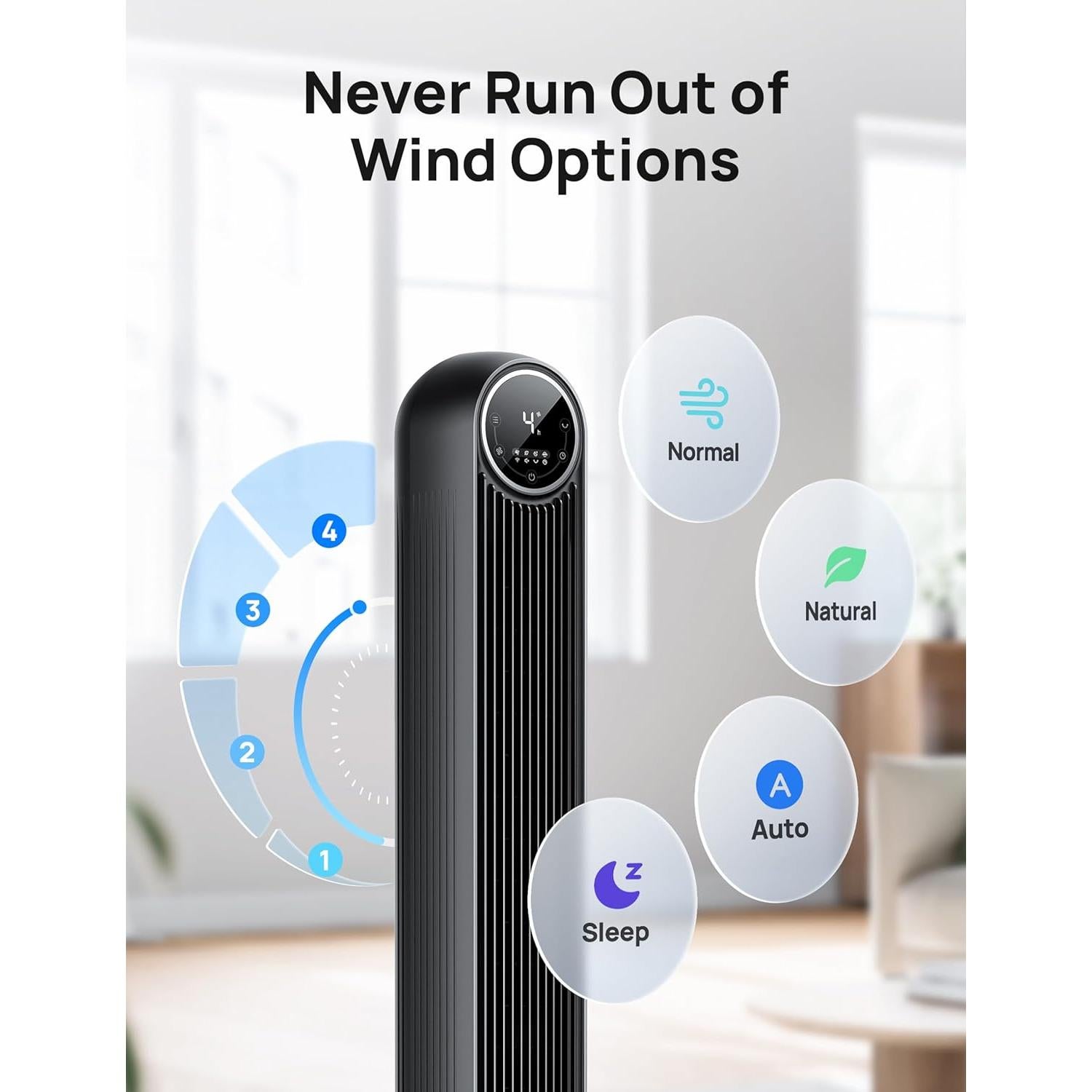 Ventilador de Torre Dreo DR-HTF007S 91 cm Control Remoto