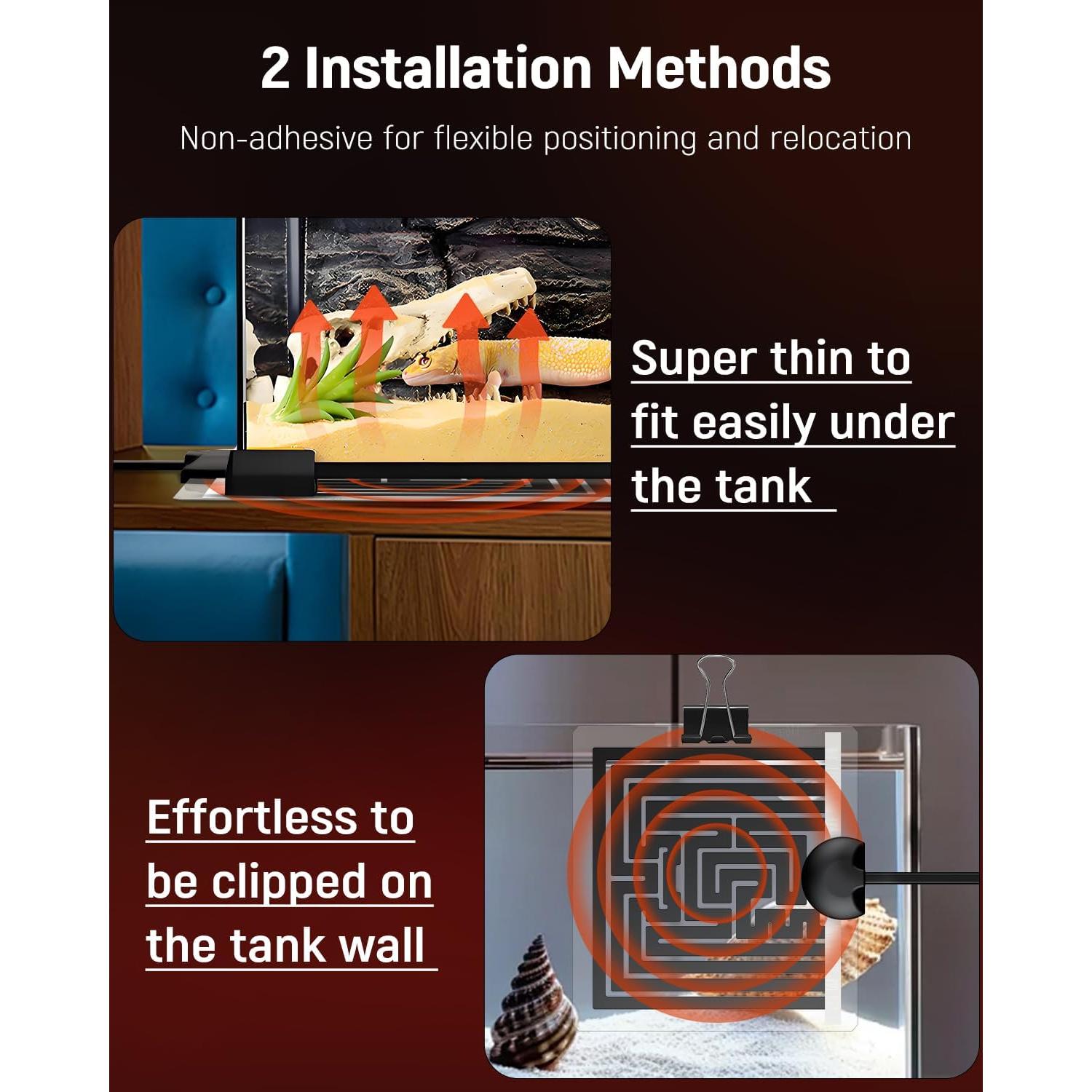 Almohadilla Térmica Pawfly 5W para Reptiles 15.24x13.97cm