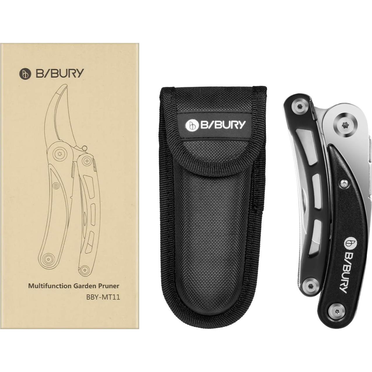 Tijeras de Jardinería Multifuncionales BIBURY, Acero Inoxidable 420