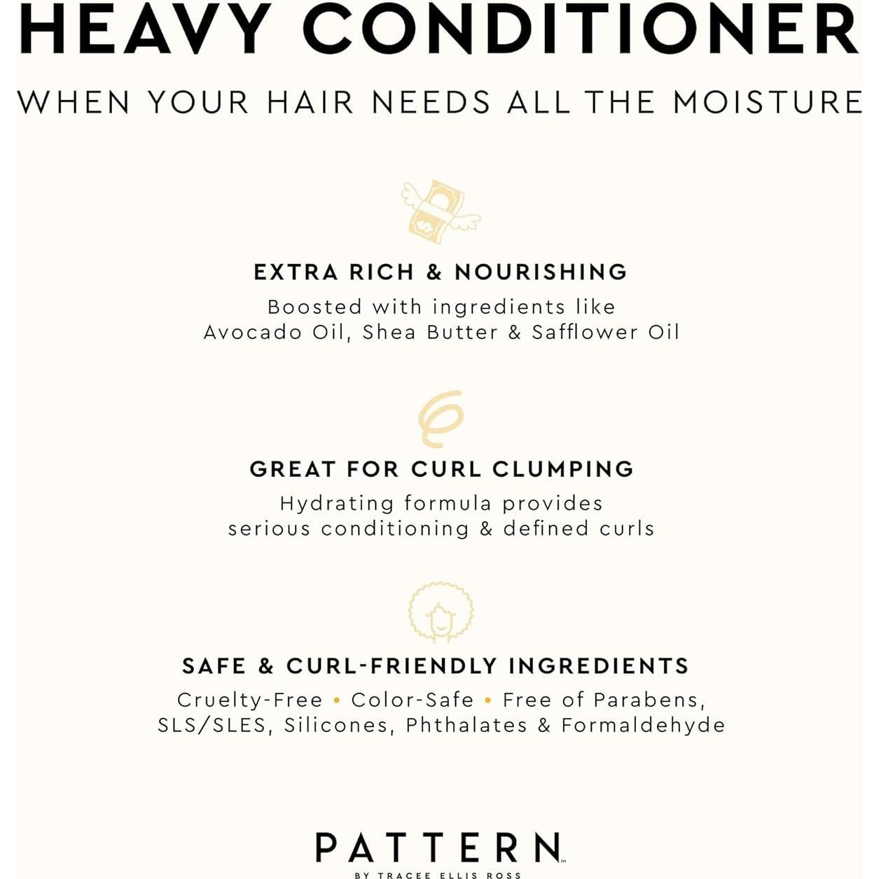 Acondicionador Pesado PATTERN Beauty 385 ml - Hidratación Rizos