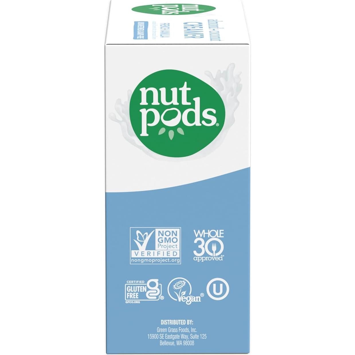 Crema de Café Sin Azúcar Nutpods Vainilla Francesa 4x11.2oz