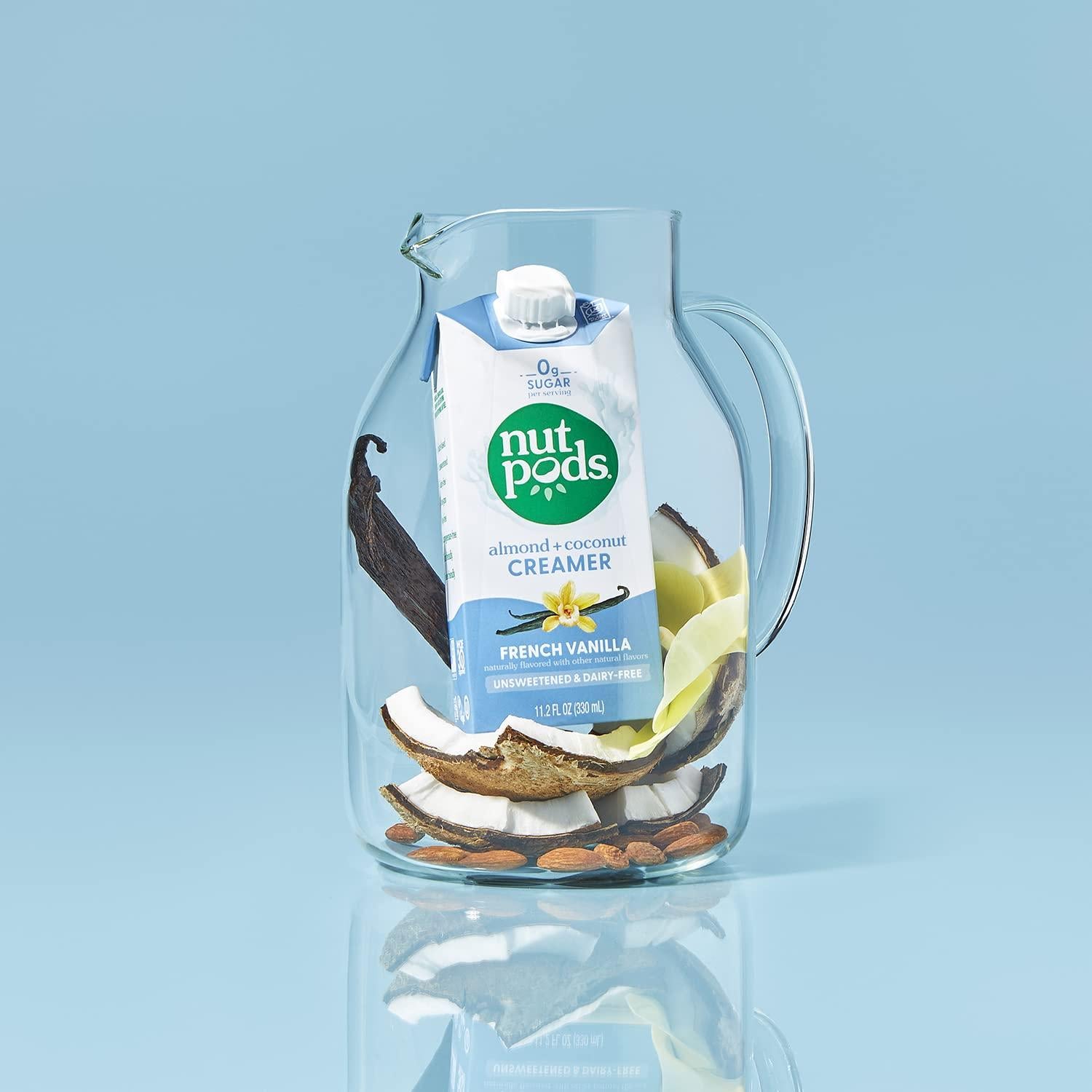 Crema de Café Sin Azúcar Nutpods Vainilla Francesa 4x11.2oz