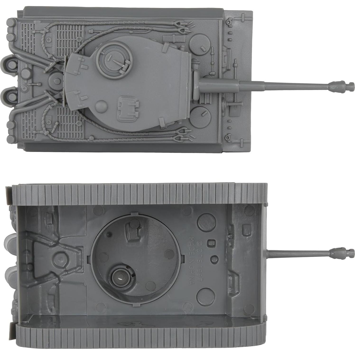 Tanque Tigre I Alemán WW2 BMC Toys 22.23 cm Gris 1:38