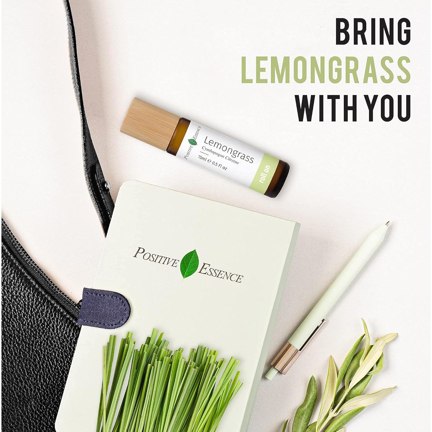 Aceite Esencial Roll-On Hierba Limón 10 mL Positive Essence