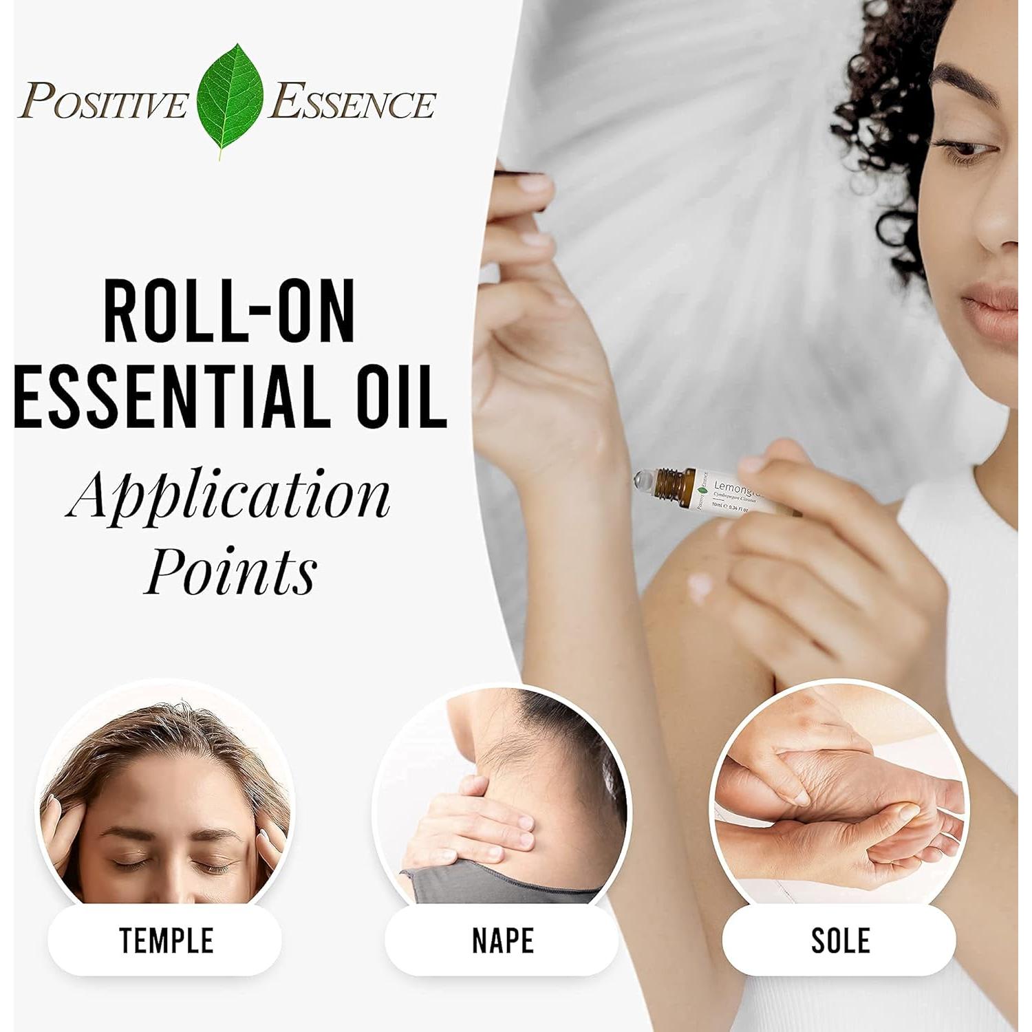 Aceite Esencial Roll-On Hierba Limón 10 mL Positive Essence